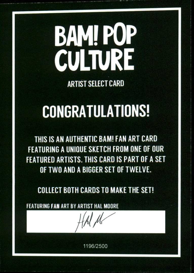 Batman Joker Bam! Pop Culture Artist Select Fan Art Card Number #1196/2500
