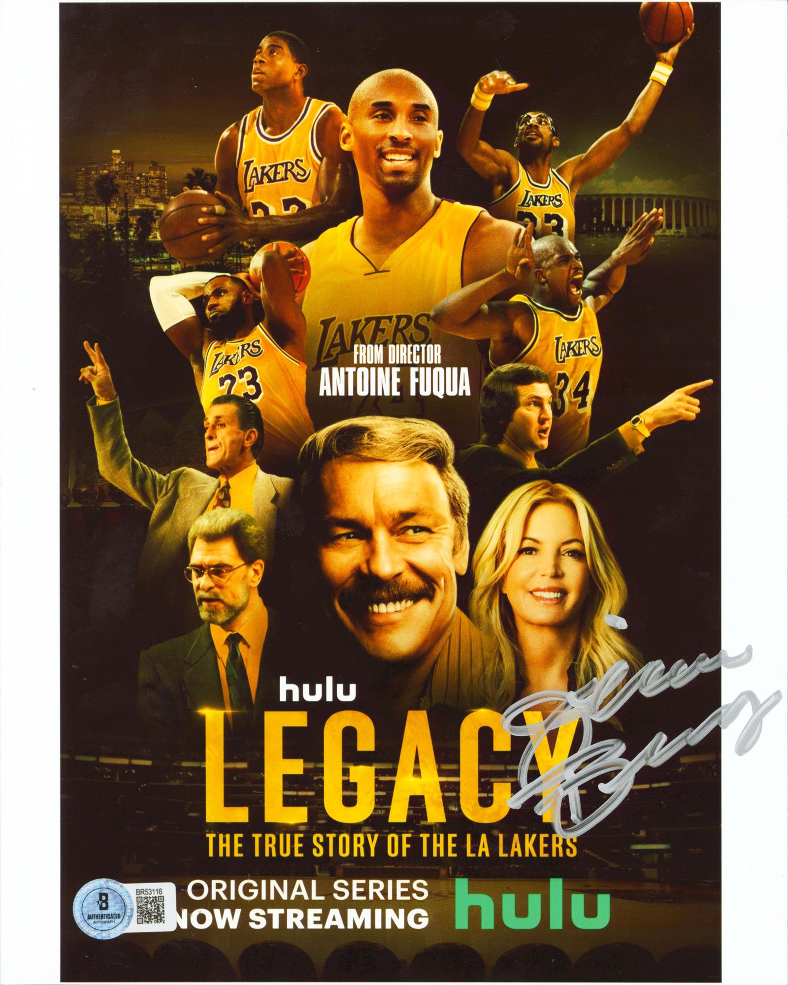 Lakers Jeanie Buss Authentic Signed 8x10 Vertical Photo BAS #BR53116