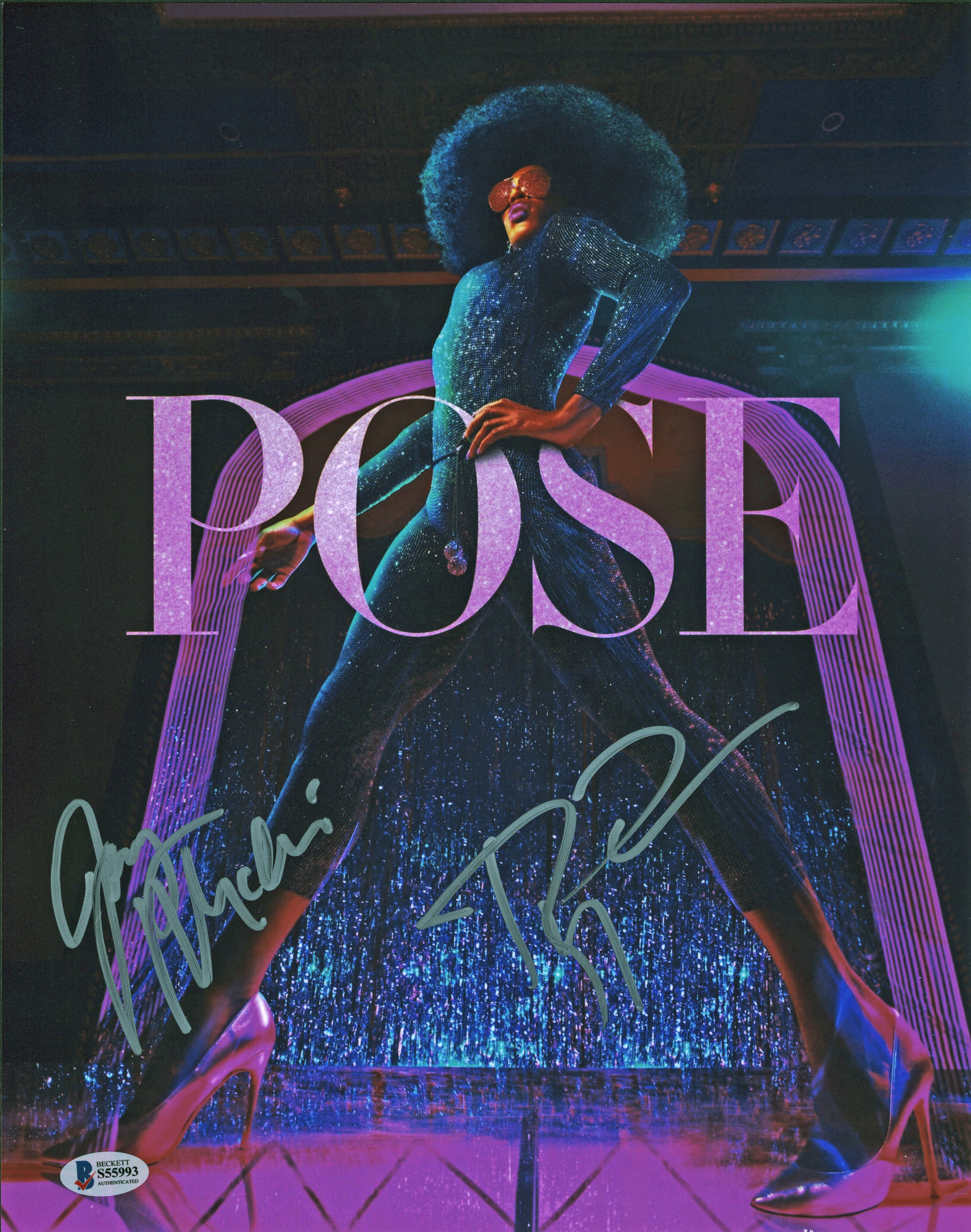 Billy Porter & Jeremy McClain Pose Authentic Signed 11x14 Photo BAS #S55993