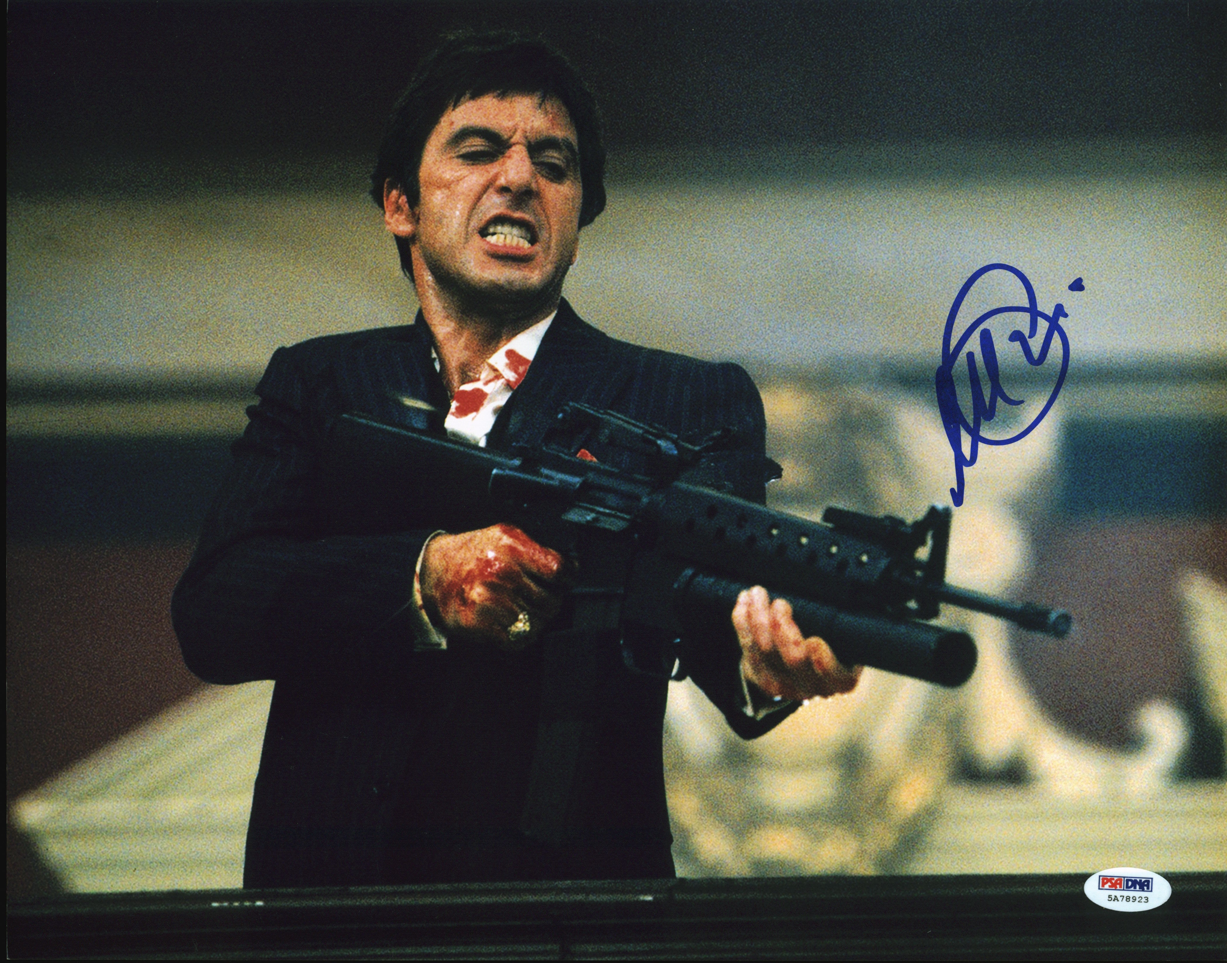 Al Pacino Scarface Authentic Signed 11x14 Photo Auto Graded 10! PSA Itp #5A78923