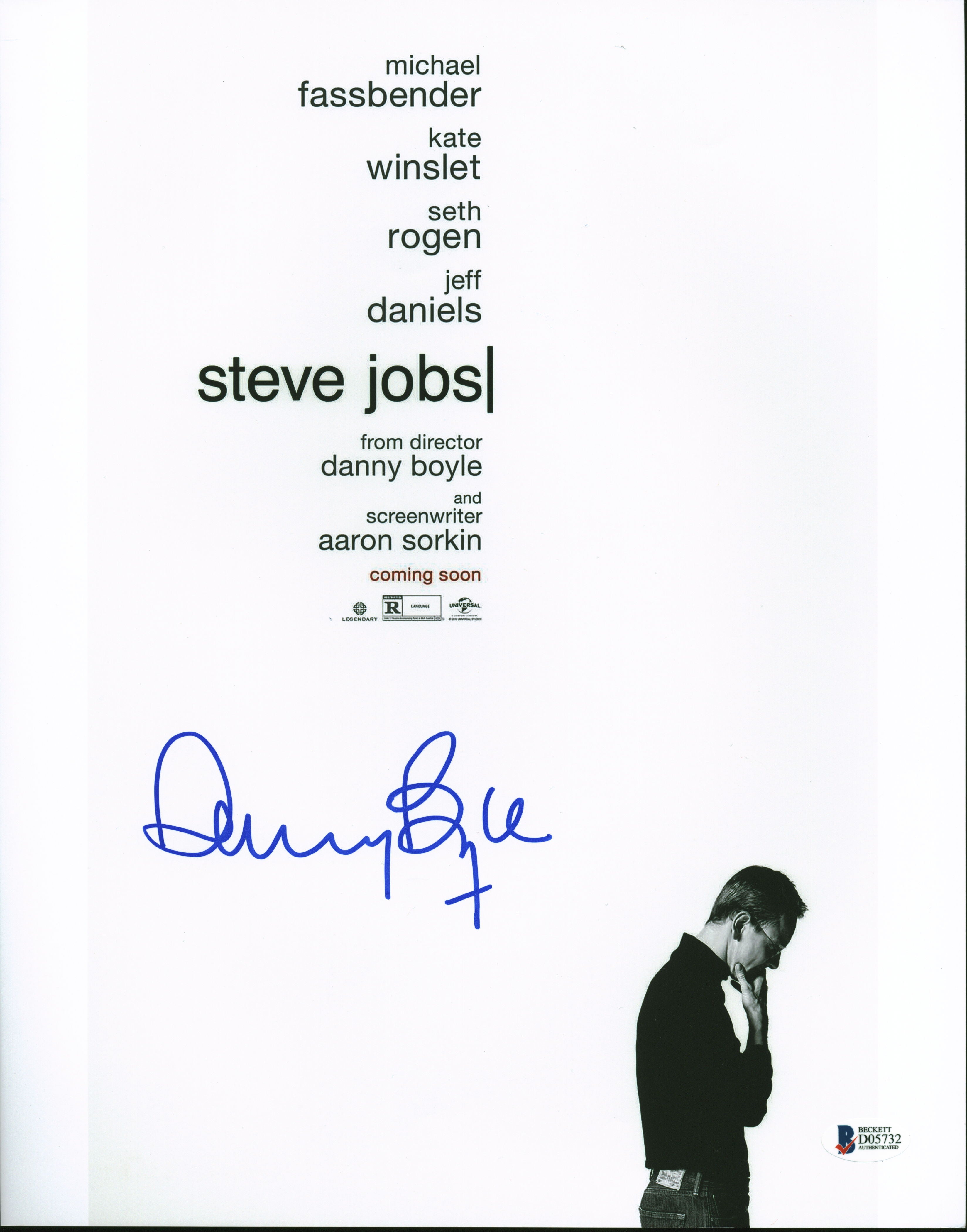 Danny Boyle Steve Jobs Authentic Signed 11x14 Photo Autographed BAS #D05732