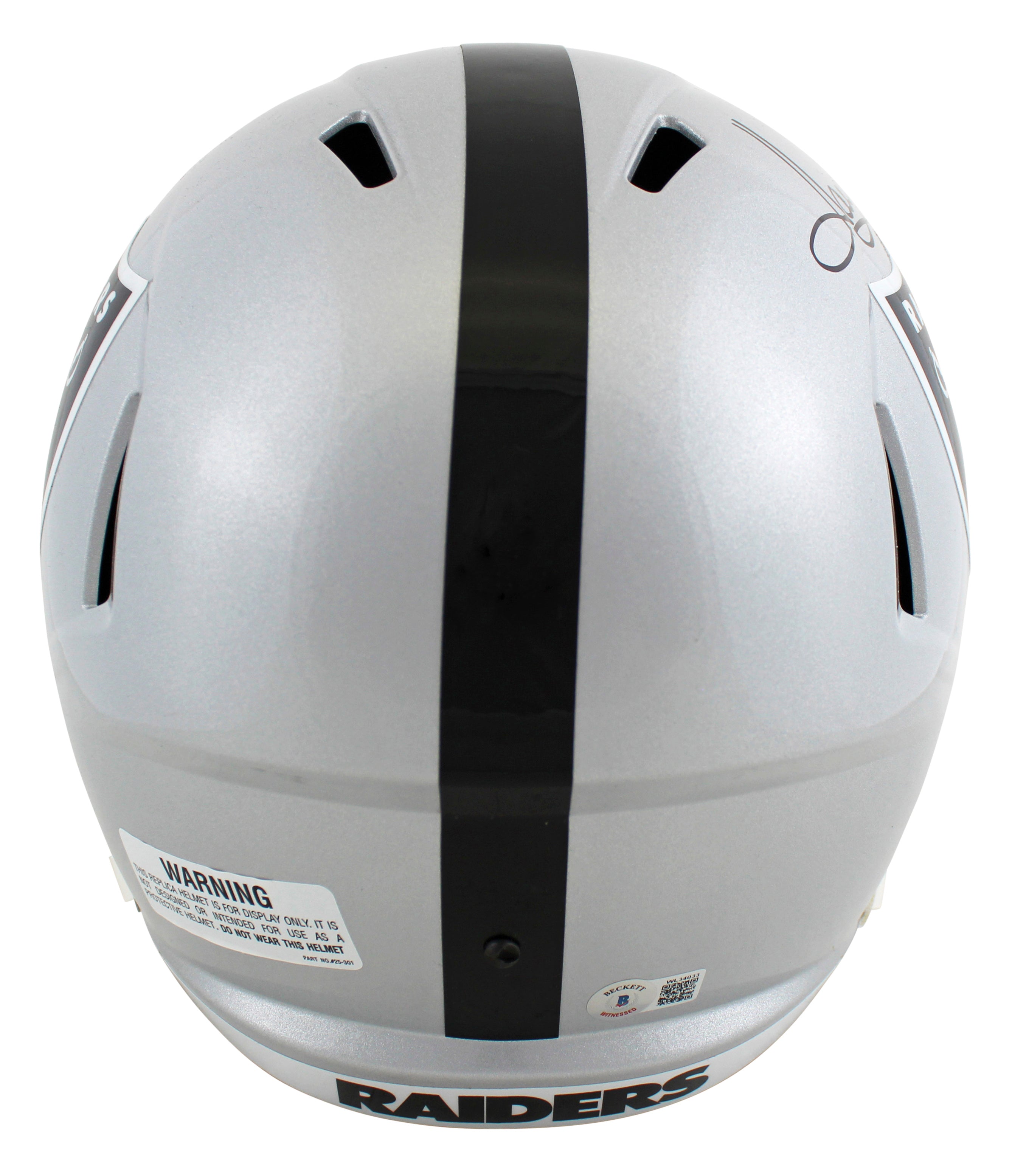 Raiders Howie Long Authentic Signed Full Size Speed Rep Helmet BAS Witnessed