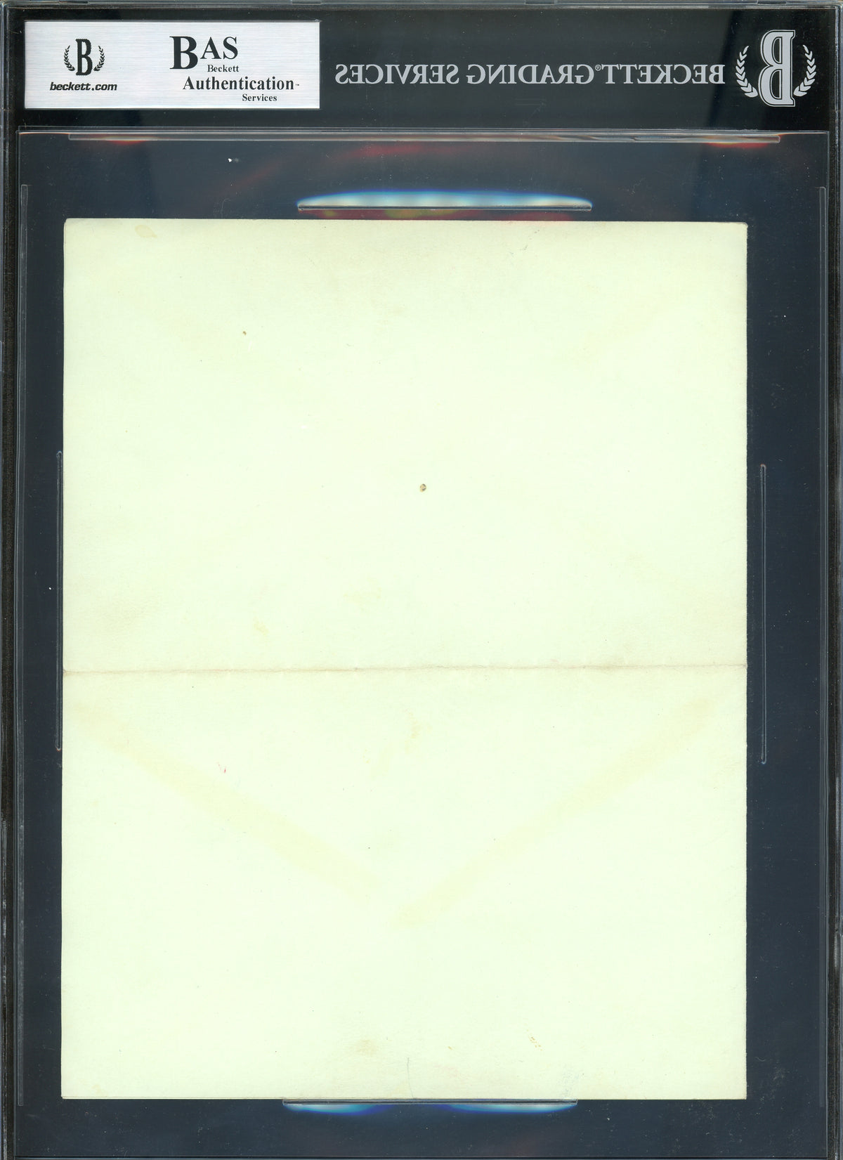 Harry S. Truman Signed 7x8.75 1945 Letter On White House Stationary BAS Slabbed