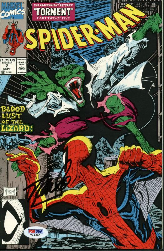 Stan Lee Authentic Signed Amazing Spider-Man Torment Part 2 Of 5 PSA/DNA #Y44685