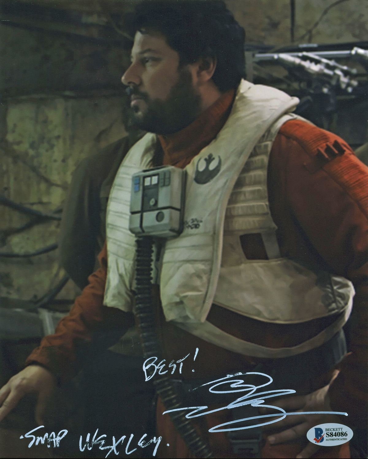Greg Grunberg Star Wars Authentic Signed 8x10 Photo BAS Autographed #S84086