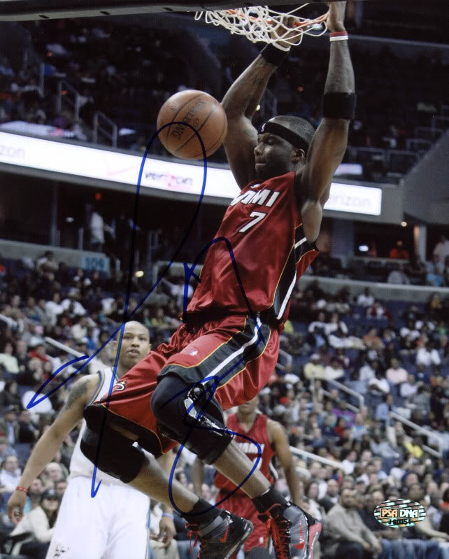 Heat Jermaine O'Neal Signed Authentic 8X10 Photo Autographed PSA/DNA #J60054