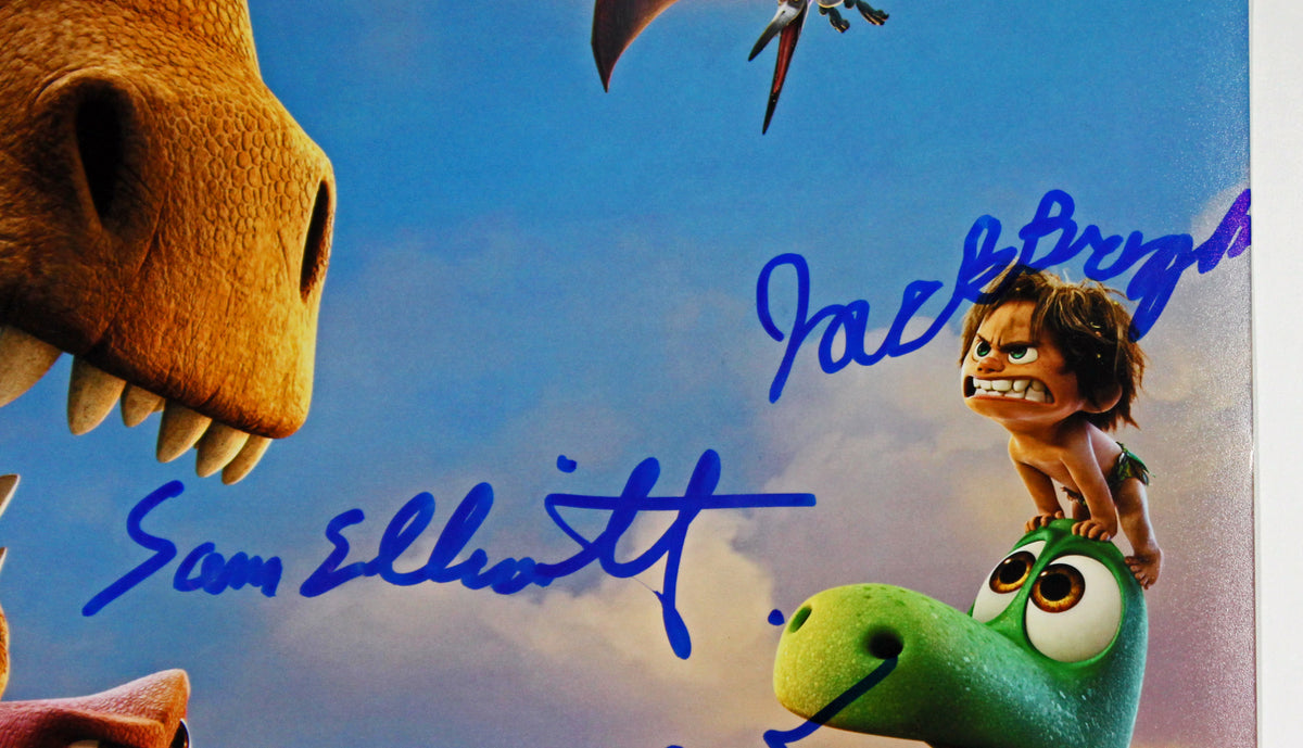 The Good Dinosaur (6) Elliott, Paquin, Signed 12x18 Movie Poster PSA #AB08281