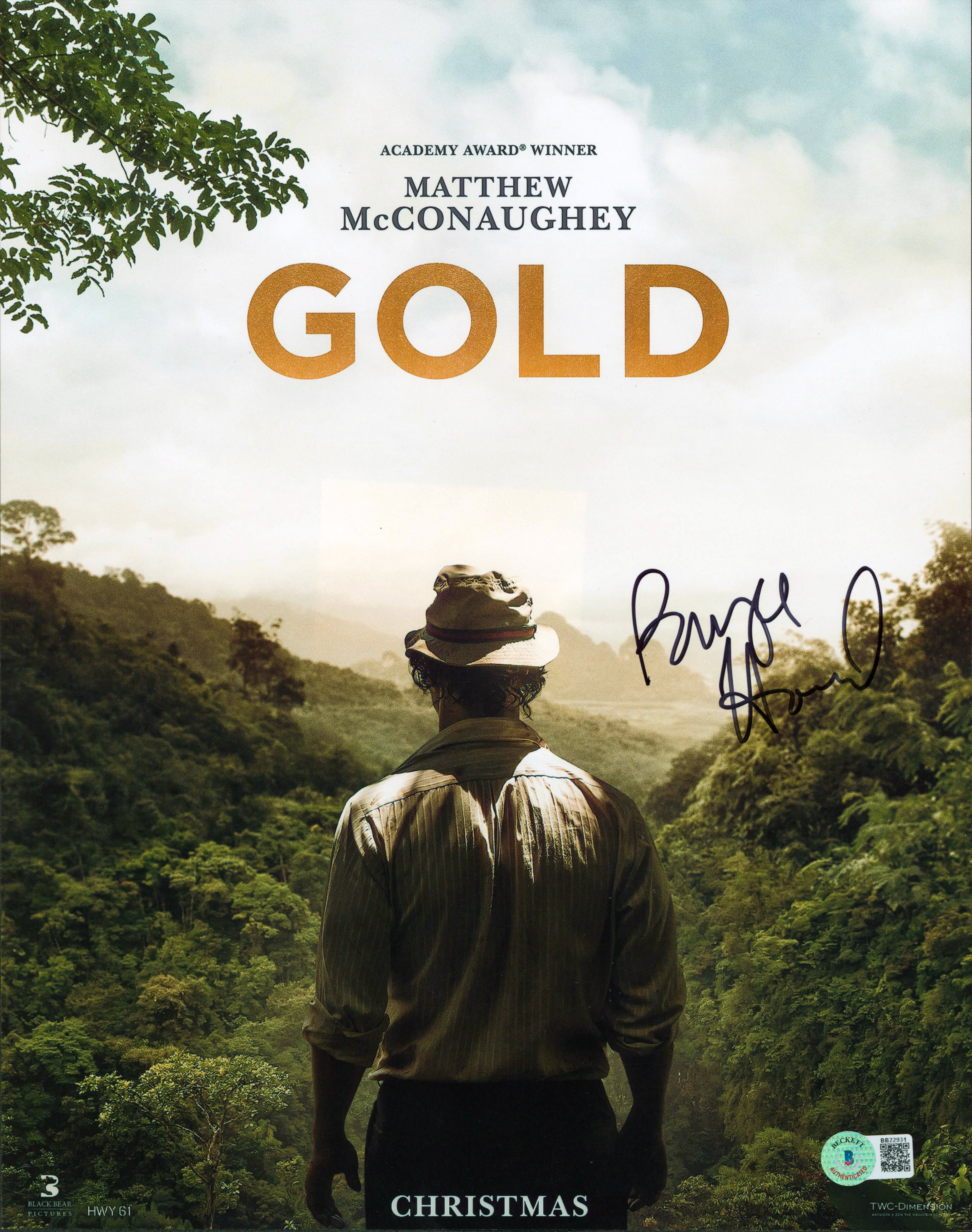 Bryce Dallas Howard Gold Authentic Signed 11x14 Photo Autographed BAS #BB22931