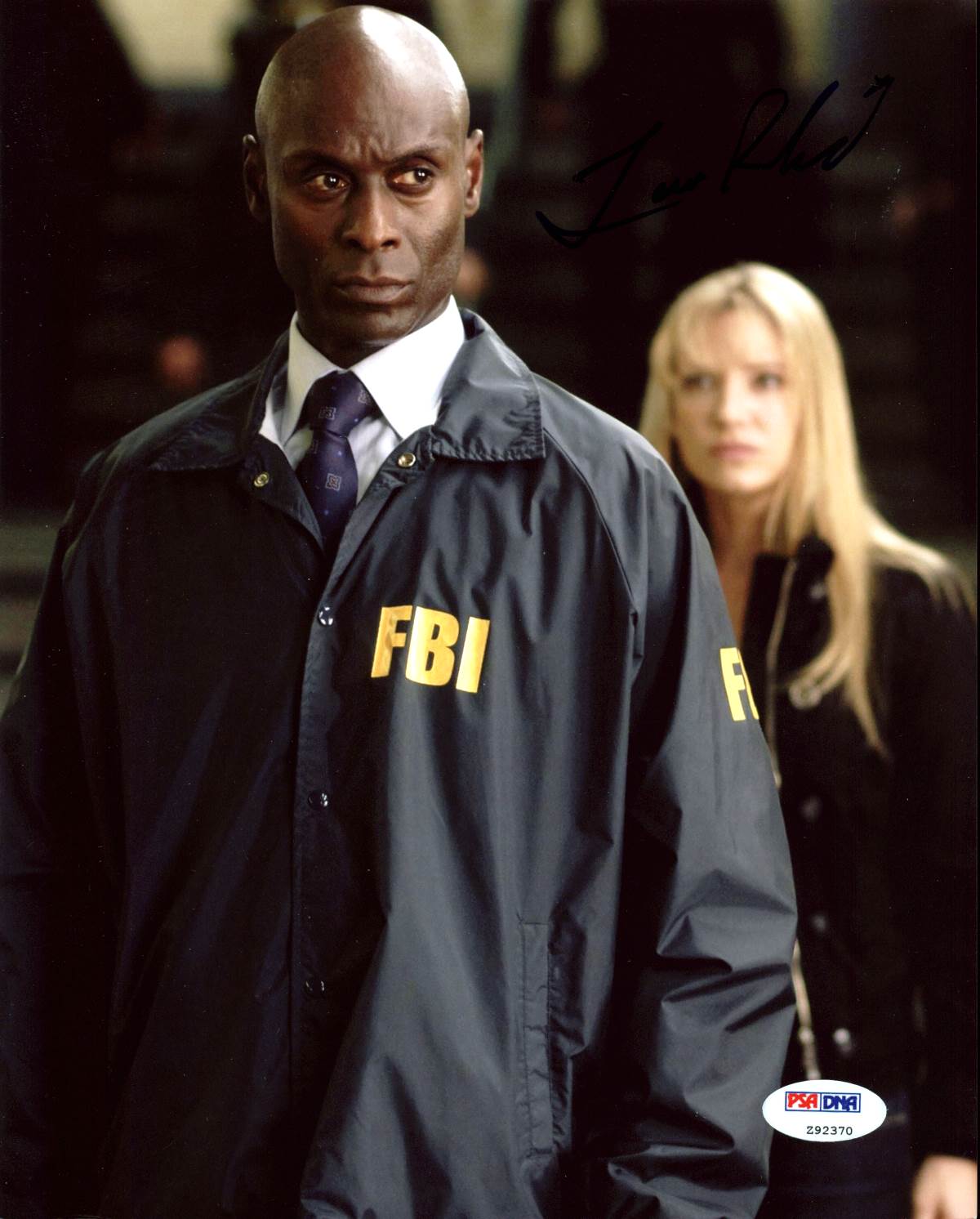 Lance Reddick Fringe Authentic Signed 8X10 Photo Autographed PSA/DNA #Z92370