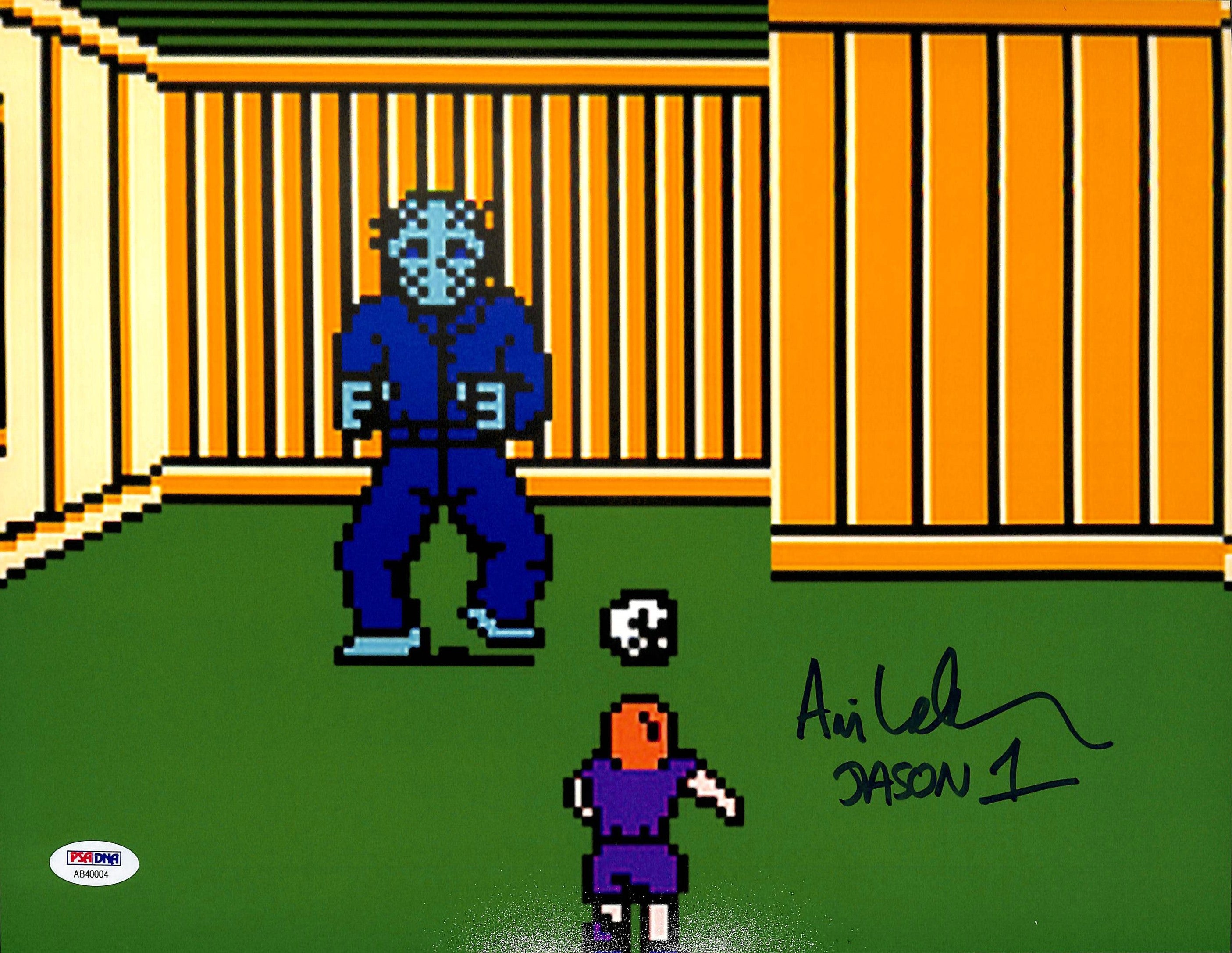 Ari Lehman Friday The 13th The Game "Jason 1" Signed 11x14 Photo PSA/BAS
