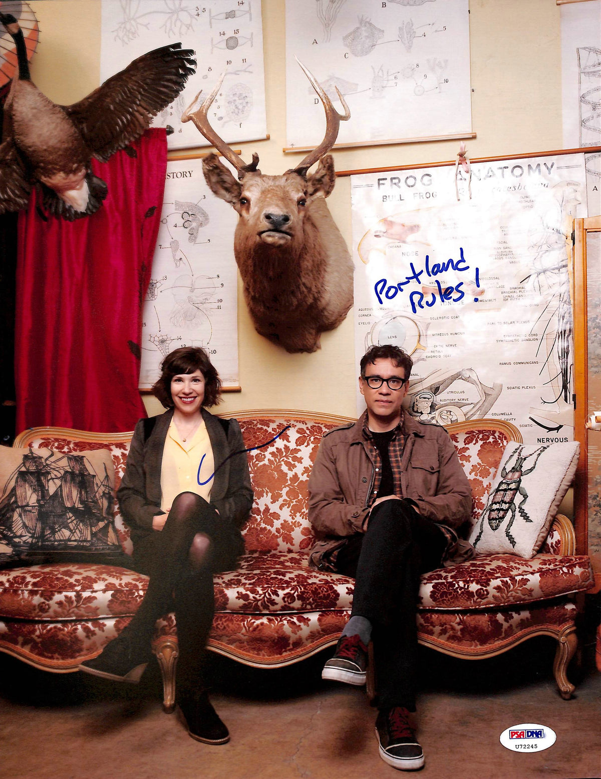 Fred Armisen Portlandia "Portland Rules!" Signed 11x14 Photo PSA/DNA #U72245