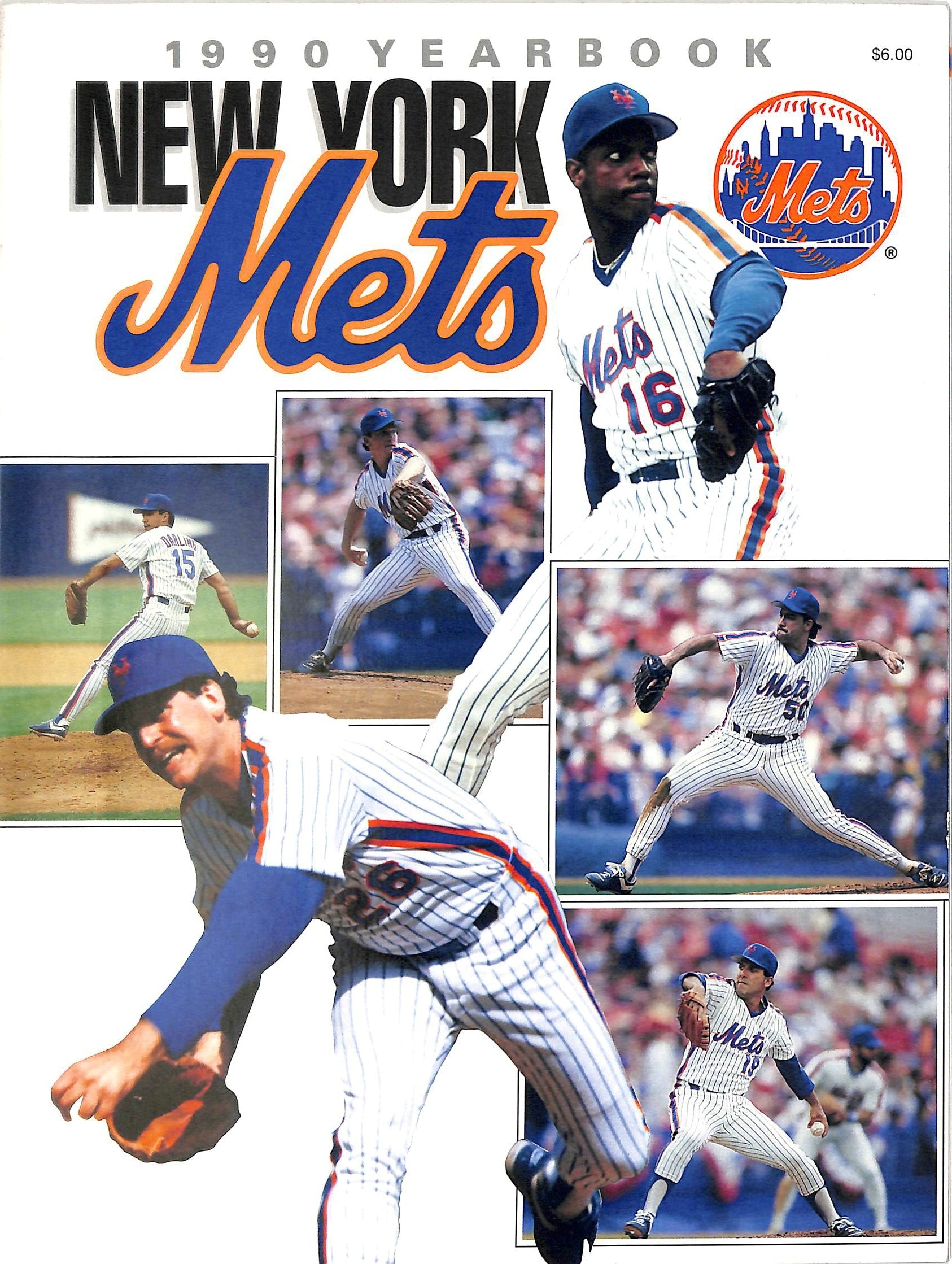 New York  Mets 1990 Official Yearbook Program Unsigned