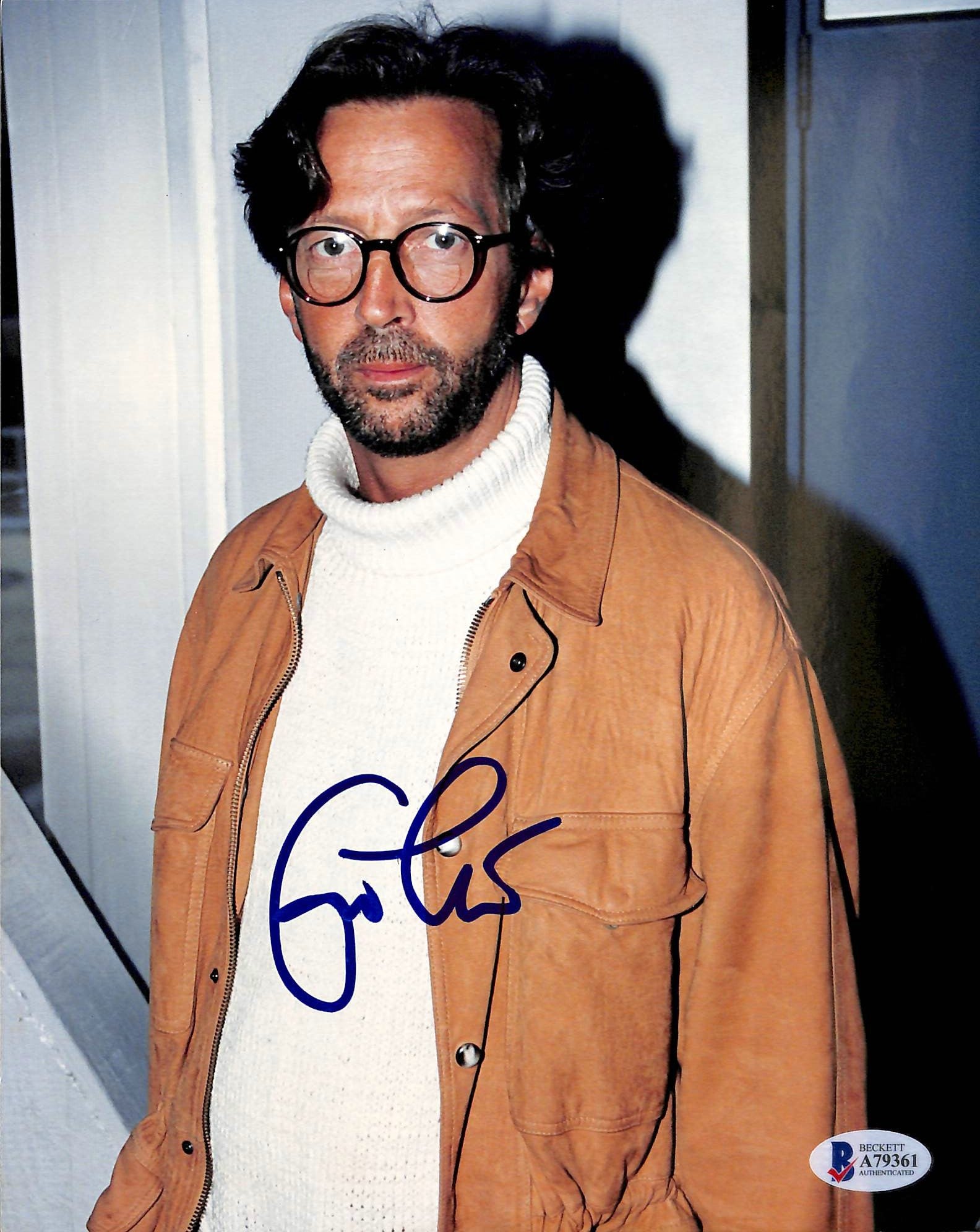 Eric Clapton Authentic Signed 8x10 Photo Auto Graded Gem Mint 10! BAS #A79361