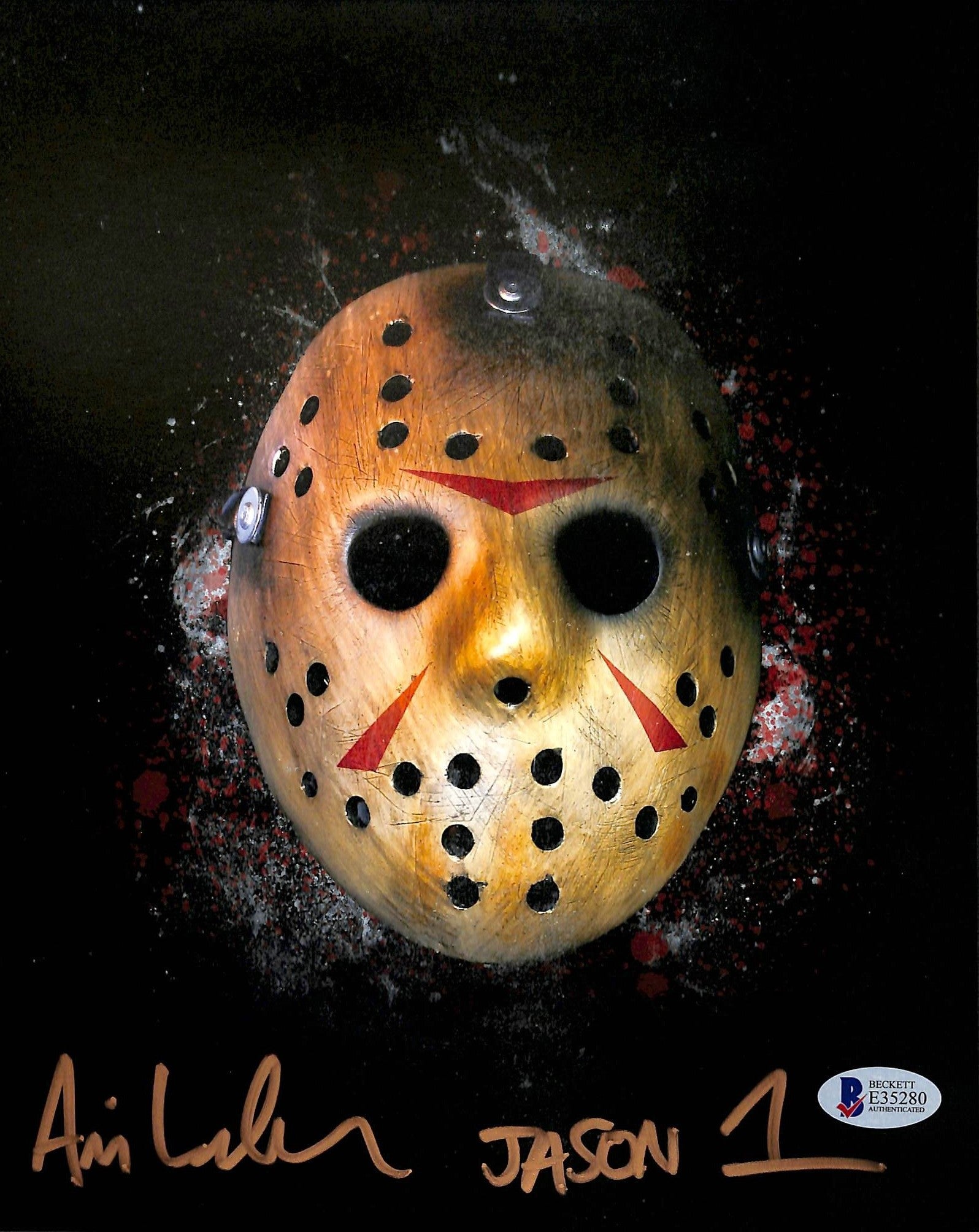 Ari Lehman Friday The 13th "Jason 1" Authentic Signed 8x10 Photo BAS 2