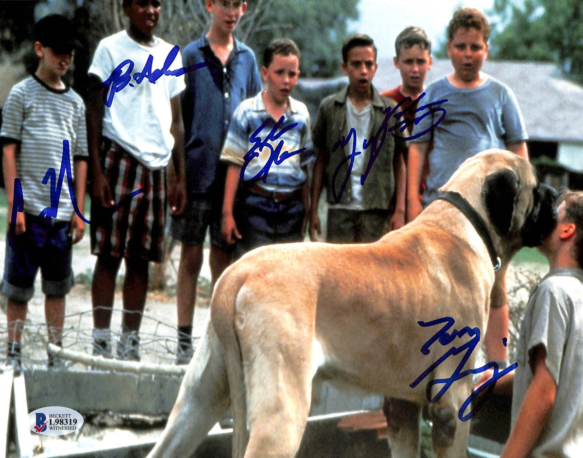 The Sandlot (6) Guiry, Obedzinski +4 Authentic Signed 8x10 Photo BAS Witnessed 2