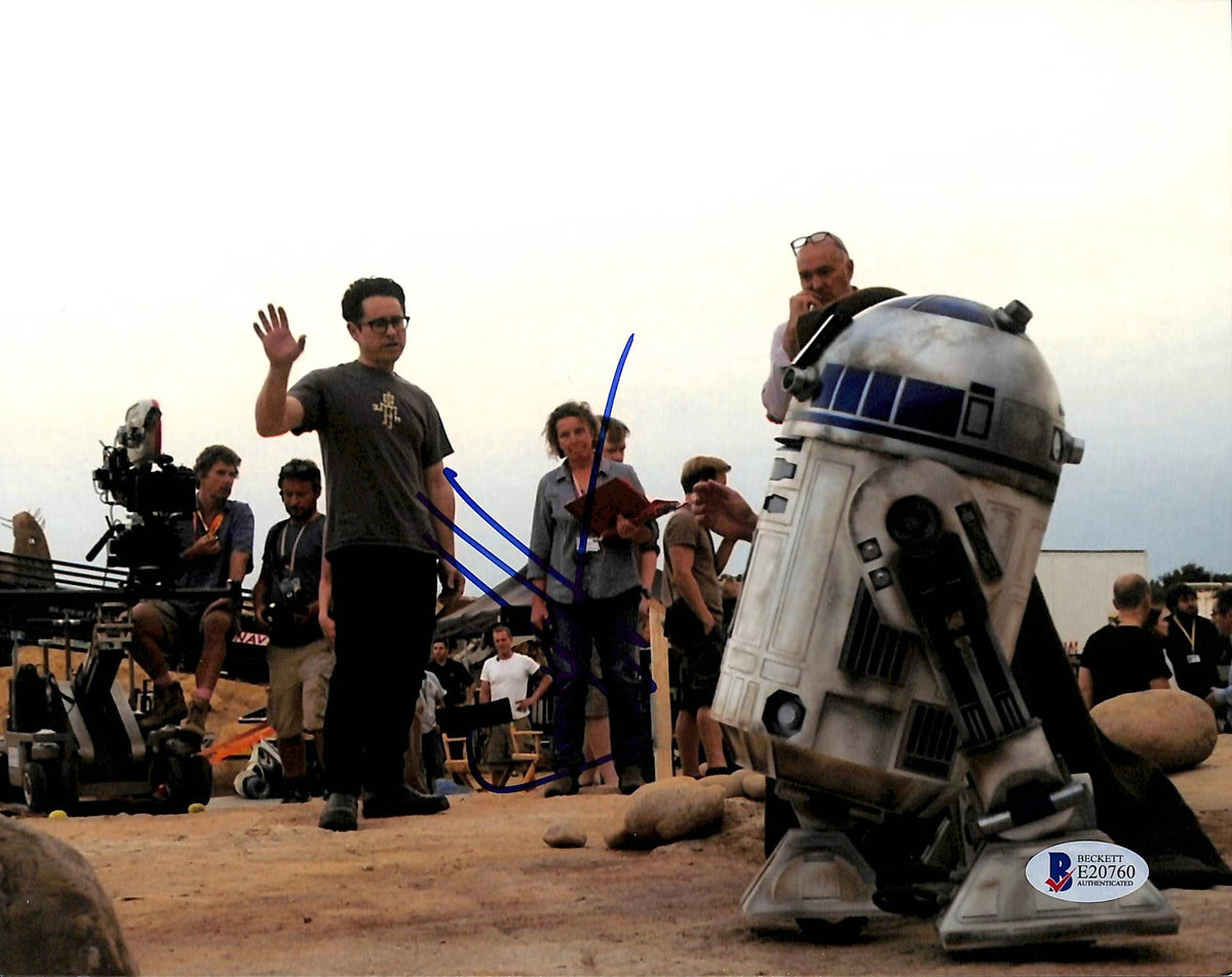 J.J. Abrams Star Wars The Force Awakens Authentic Signed 8x10 Photo BAS #E20760