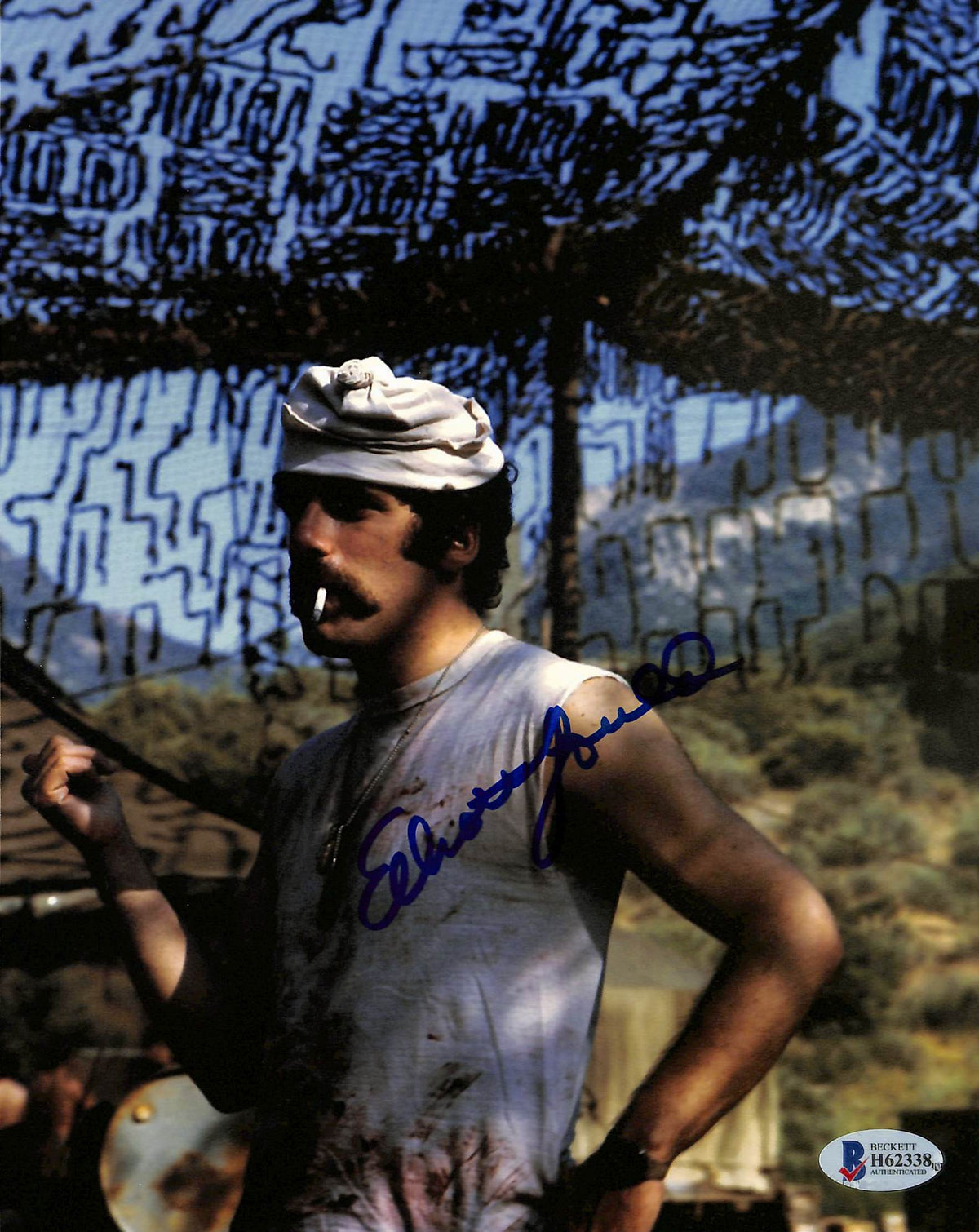 Elliott Gould MASH Authentic Signed 8x10 Photo Autographed BAS #H62338