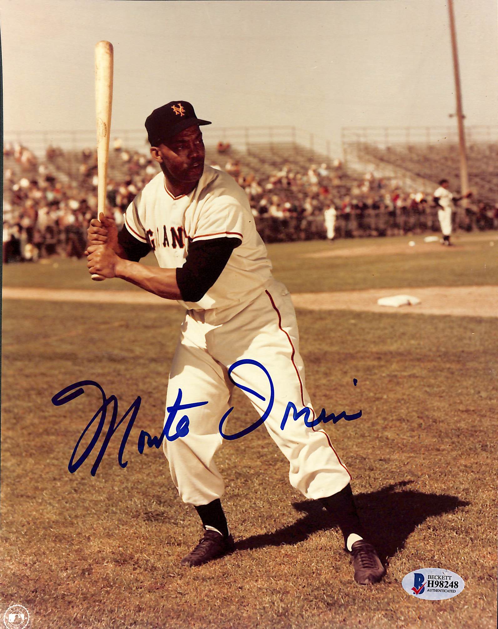 Giants Monte Irvin Authentic Signed 8x10 Photo Autographed BAS 2