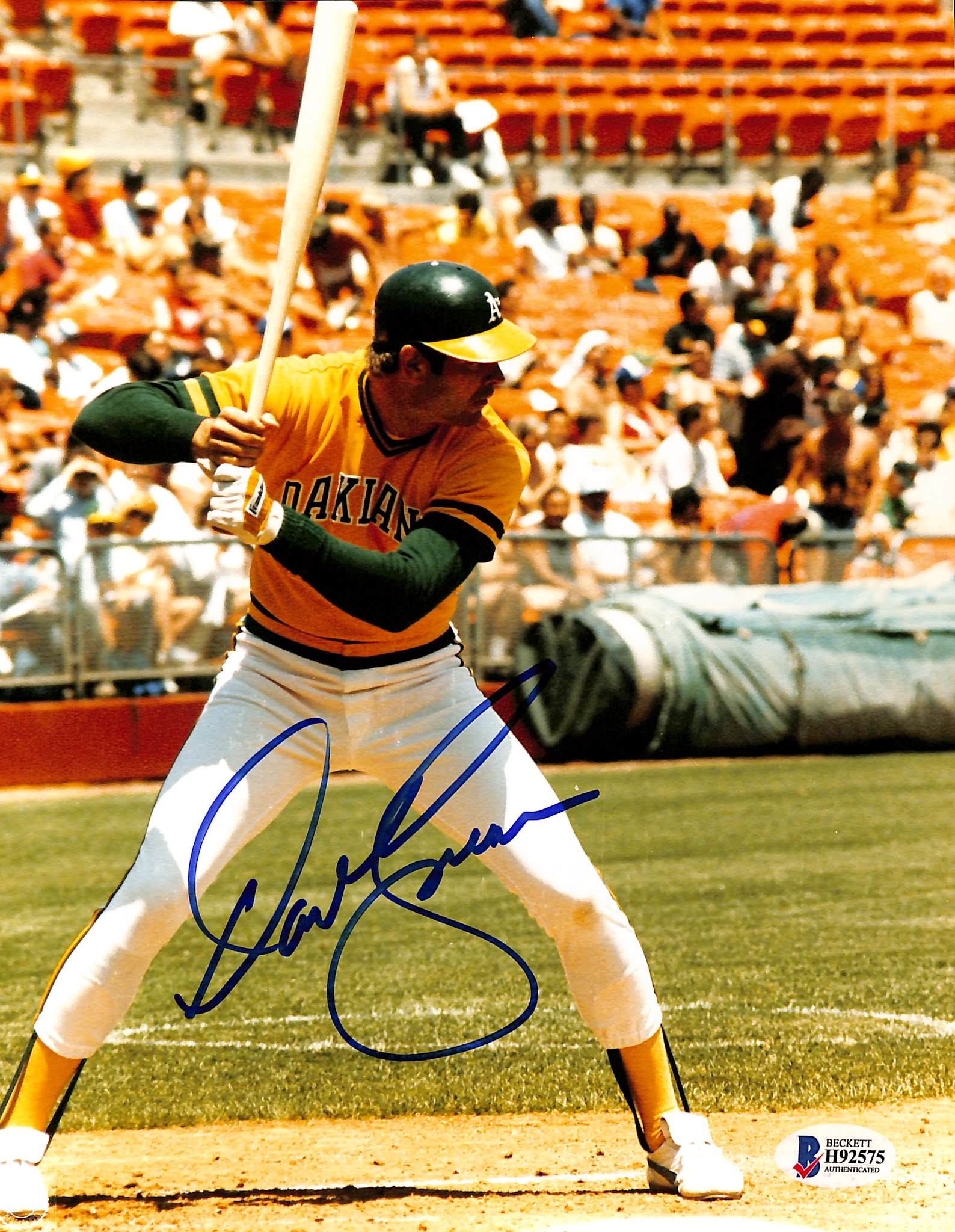 Athletics Dave Kingman Authentic Signed 8x10 Photo Autographed BAS 1