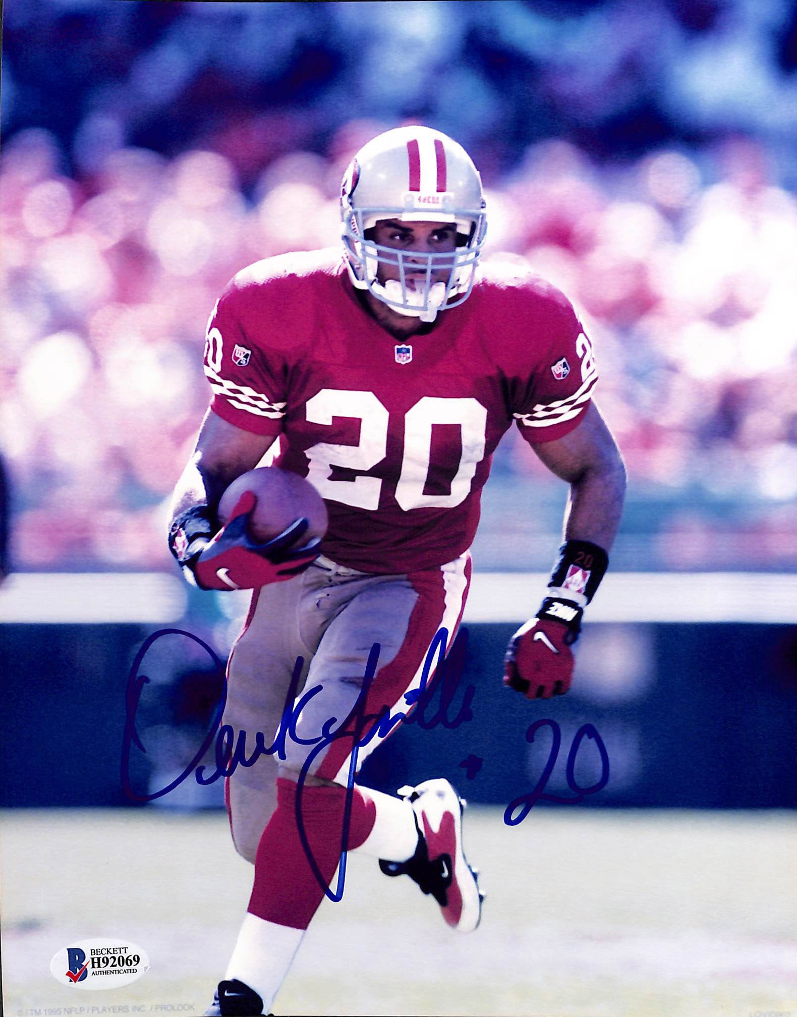 49ers Derek Loville Authentic Signed 8x10 Photo Autographed BAS