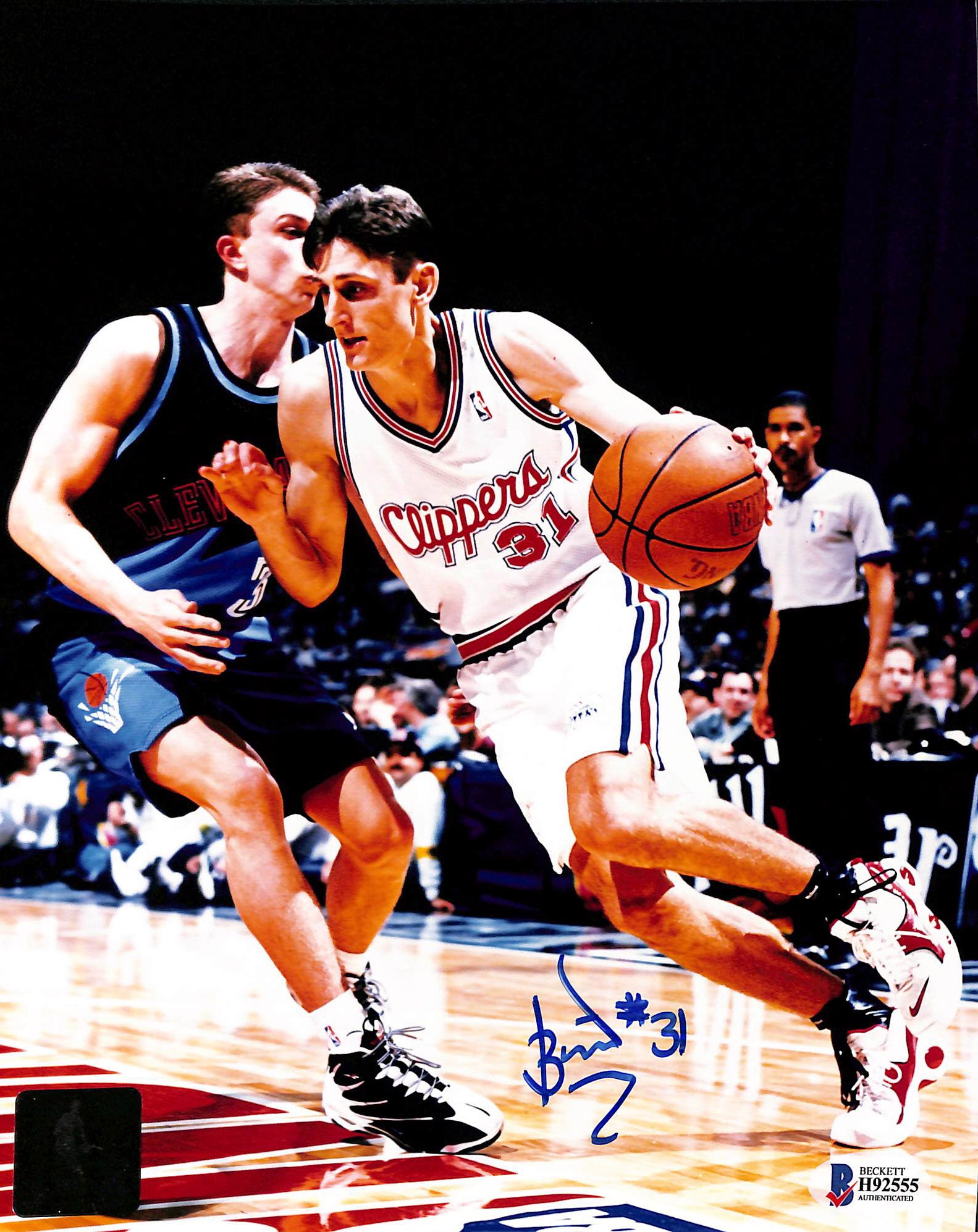 Clippers Brent Barry Authentic Signed 8x10 Photo Autographed BAS