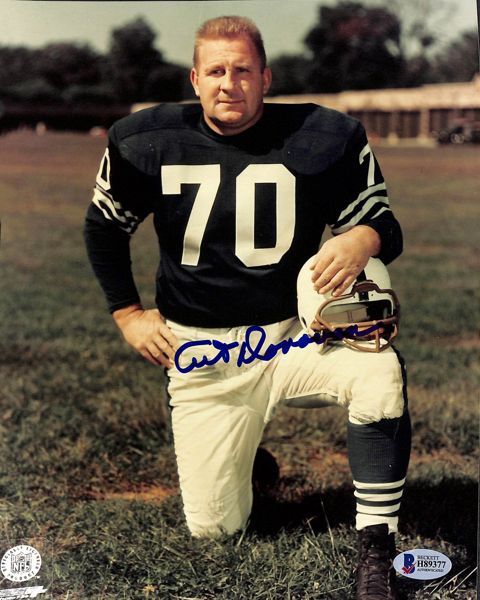 Colts Art Donovan Authentic Signed 8x10 Photo Autographed BAS