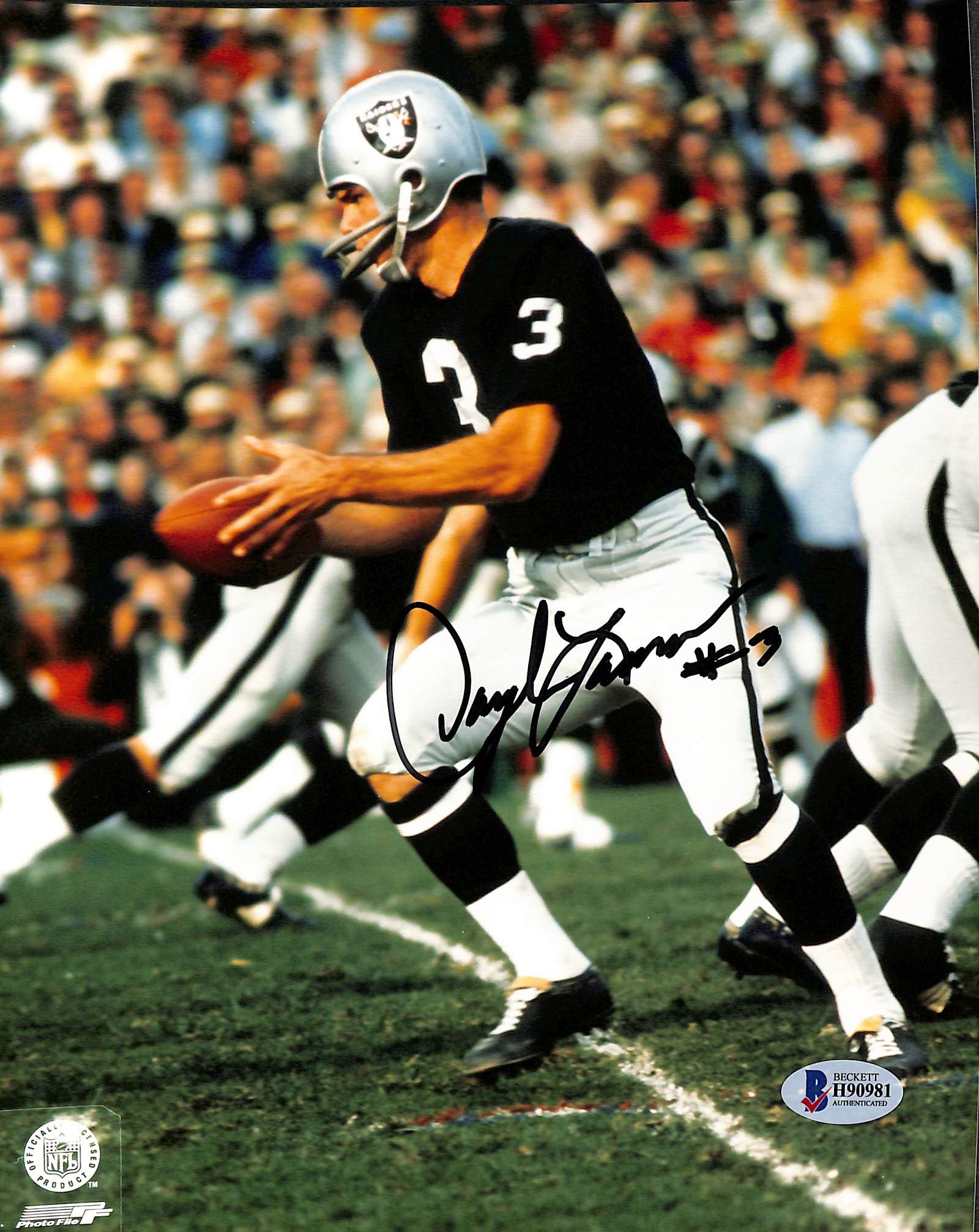 Raiders Darlye Lamonica Authentic Signed 8x10 Photo Autographed BAS