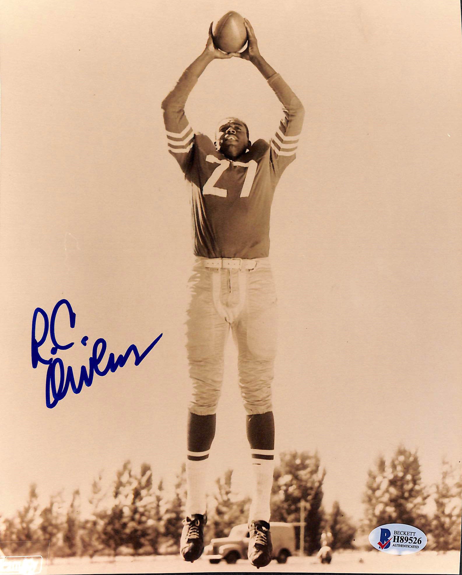 49ers R.C. Owens Authentic Signed 8x10 Photo Autographed BAS