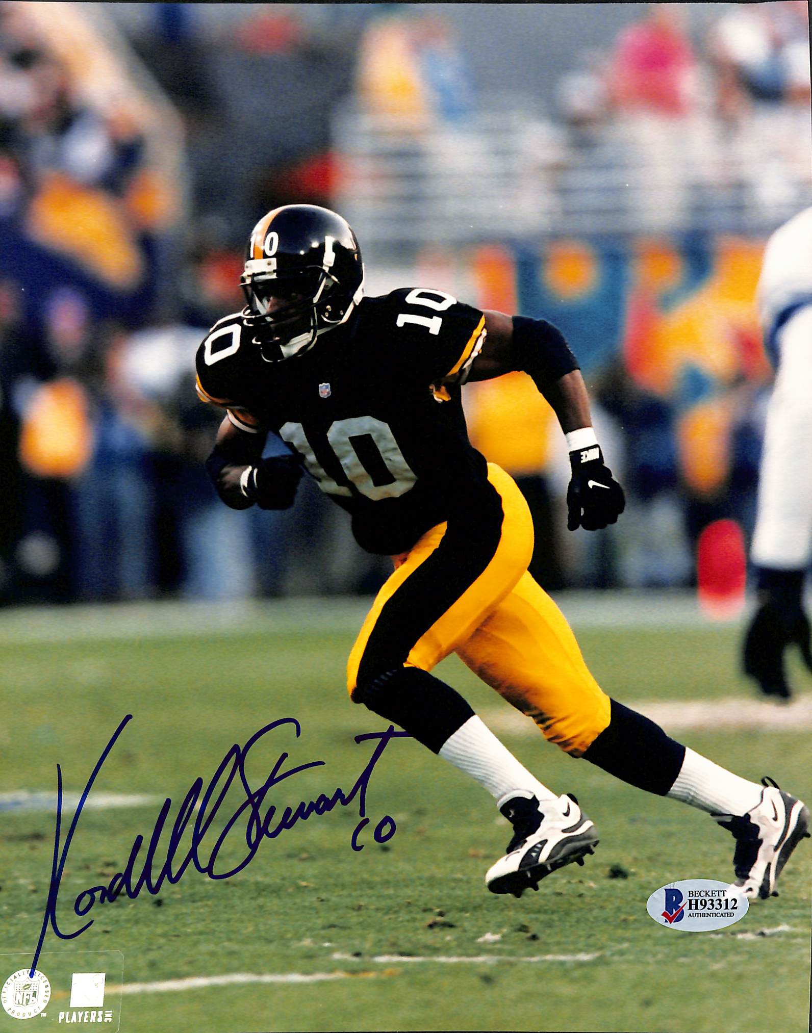 Steelers Kordell Stewart Authentic Signed 8x10 Photo Autographed BAS 3