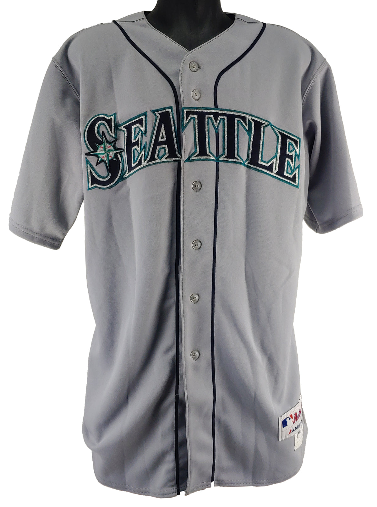 Mariners Felix Hernandez Game Used 2015 Grey Majestic Road Jersey w/ LOA