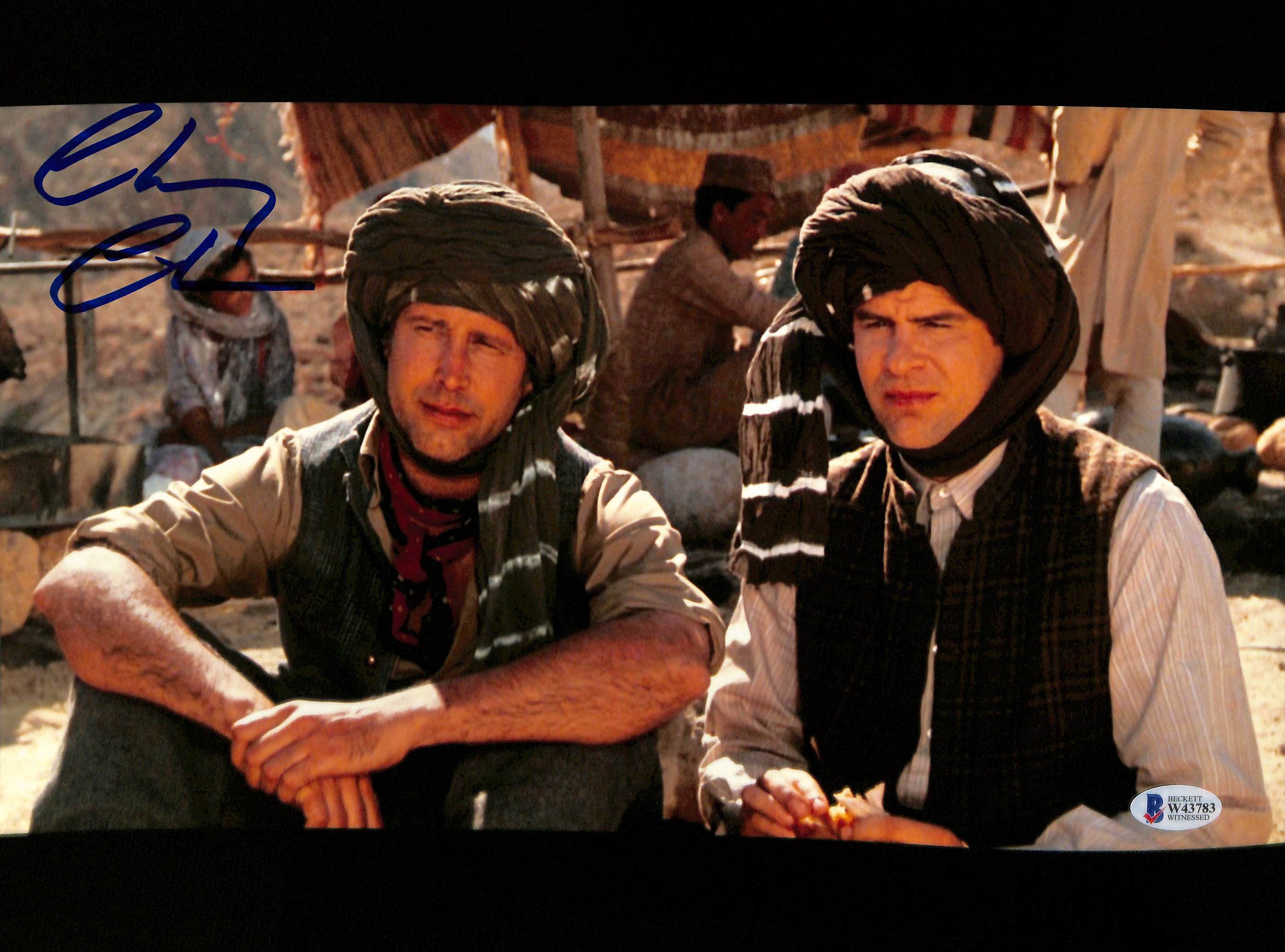 Chevy Chase Spies Like Us Authentic Signed 11x14 Photo BAS Witnessed 2