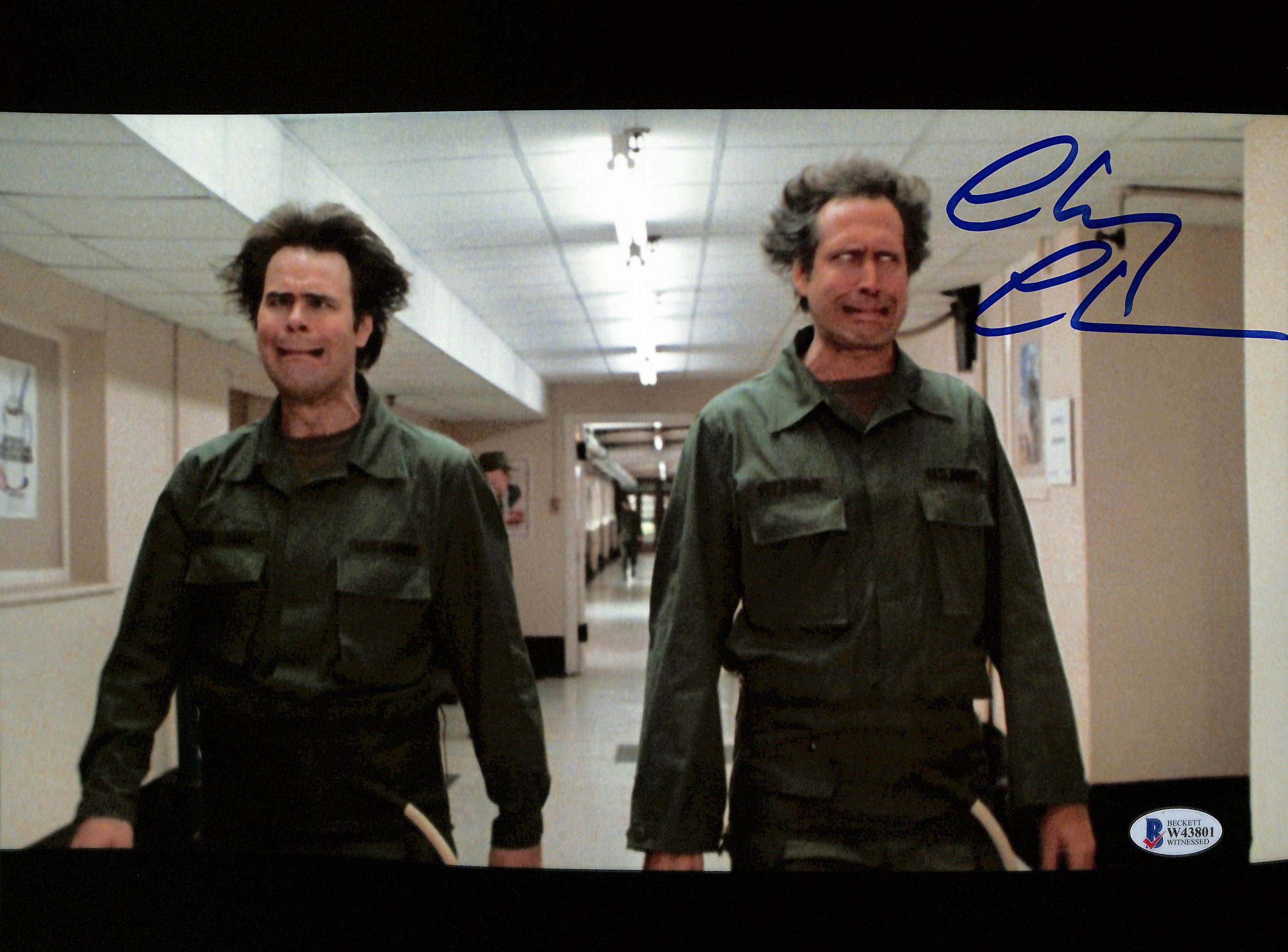 Chevy Chase Spies Like Us Authentic Signed 11x14 Photo BAS Witnessed 4