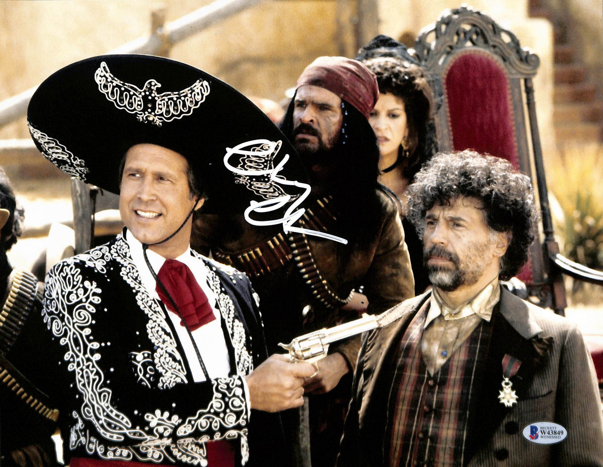 Chevy Chase Three Amigos! Authentic Signed 11x14 Photo BAS Witnessed #W43849