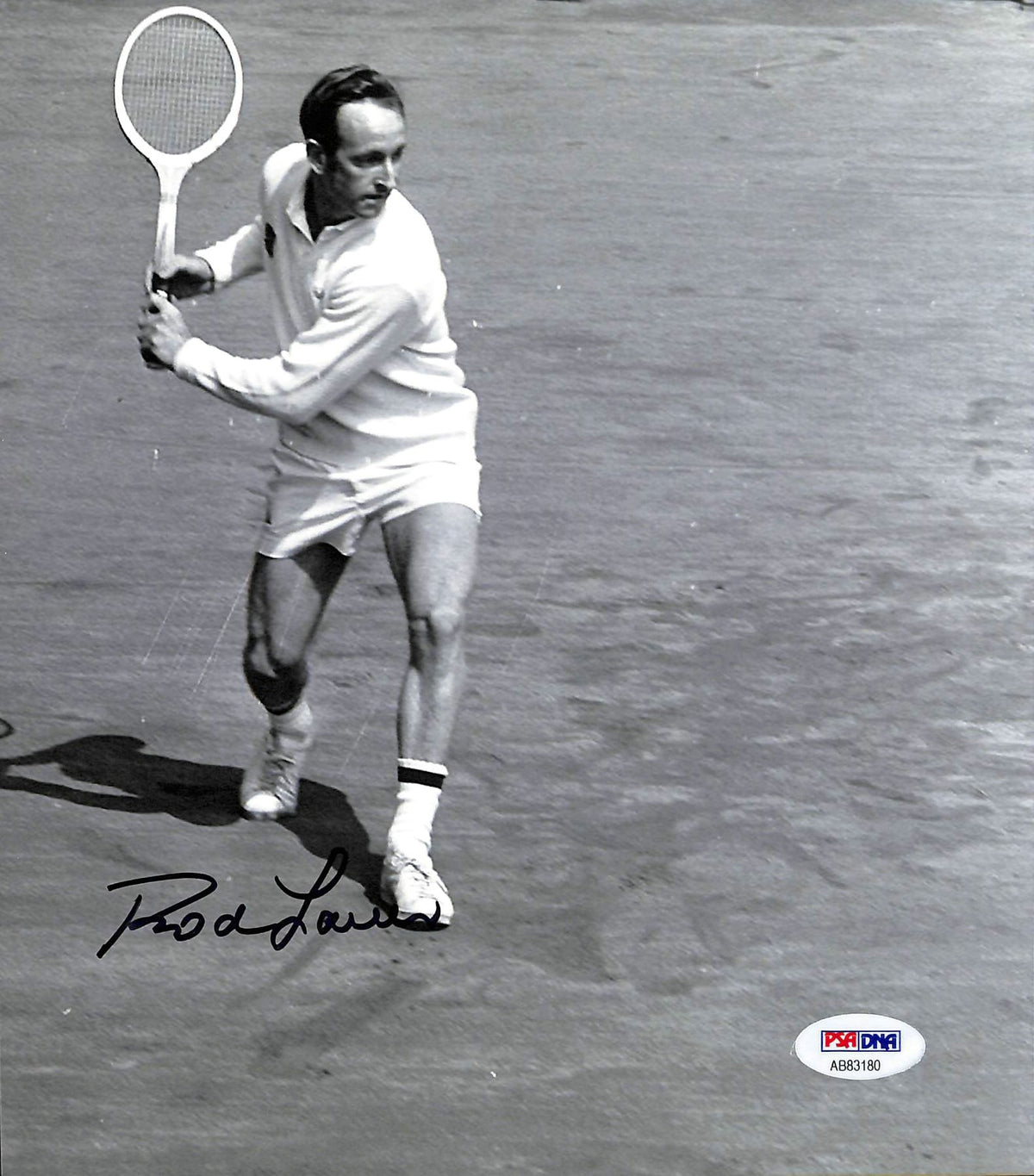 Rod Laver Tennis Authentic Signed 8x10 Photo Autographed PSA/DNA 6