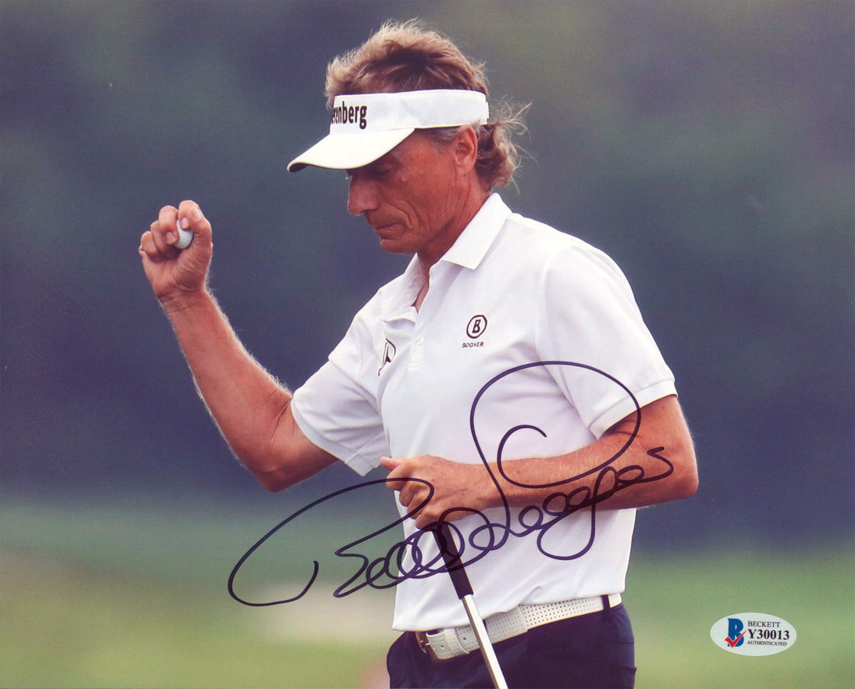 Bernhard Langer PGA Golf Authentic Signed 8x10 Photo Autographed BAS #Y30013