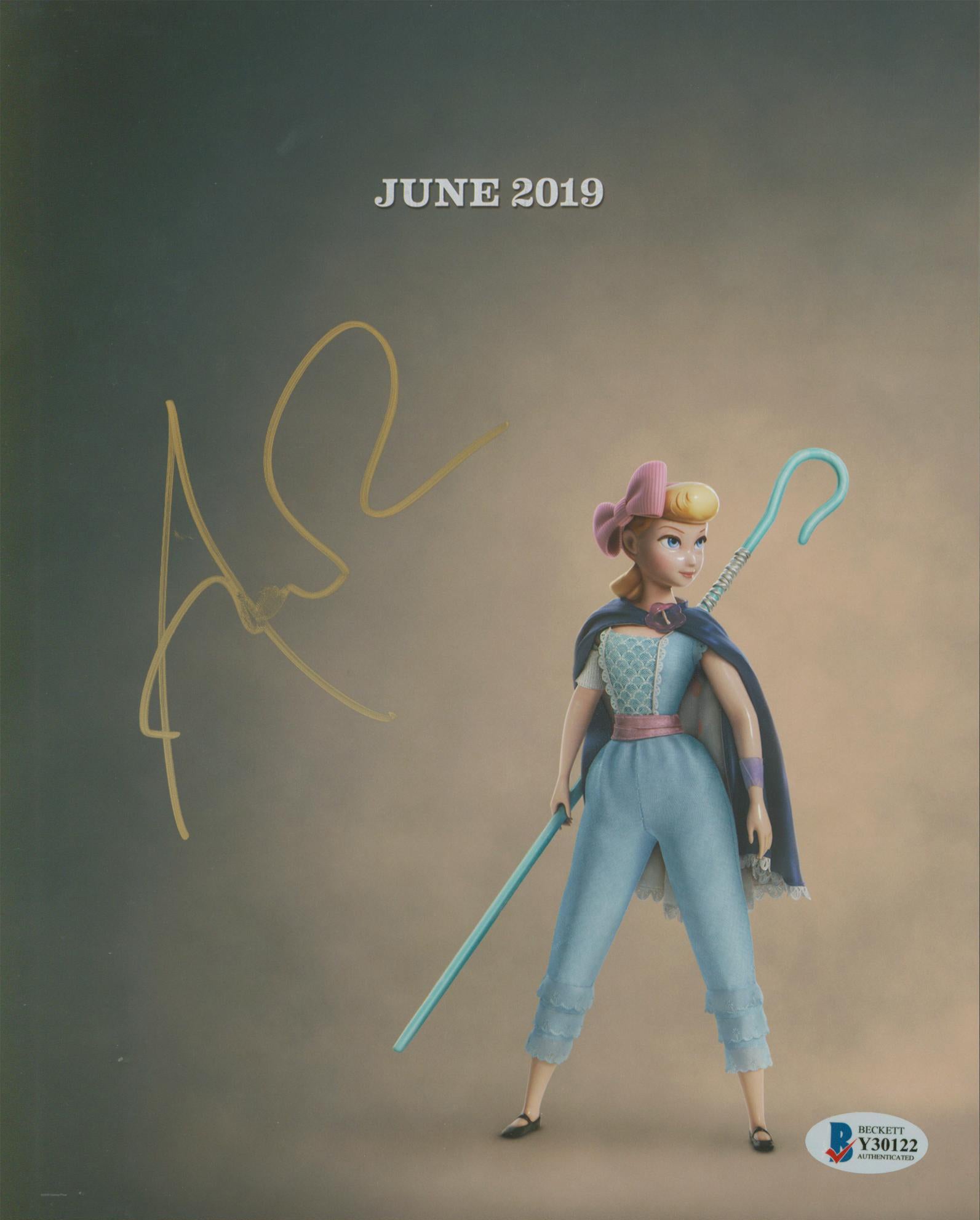 Annie Potts Toy Story 4 Authentic Signed 8x10 Photo Autographed BAS #Y30122