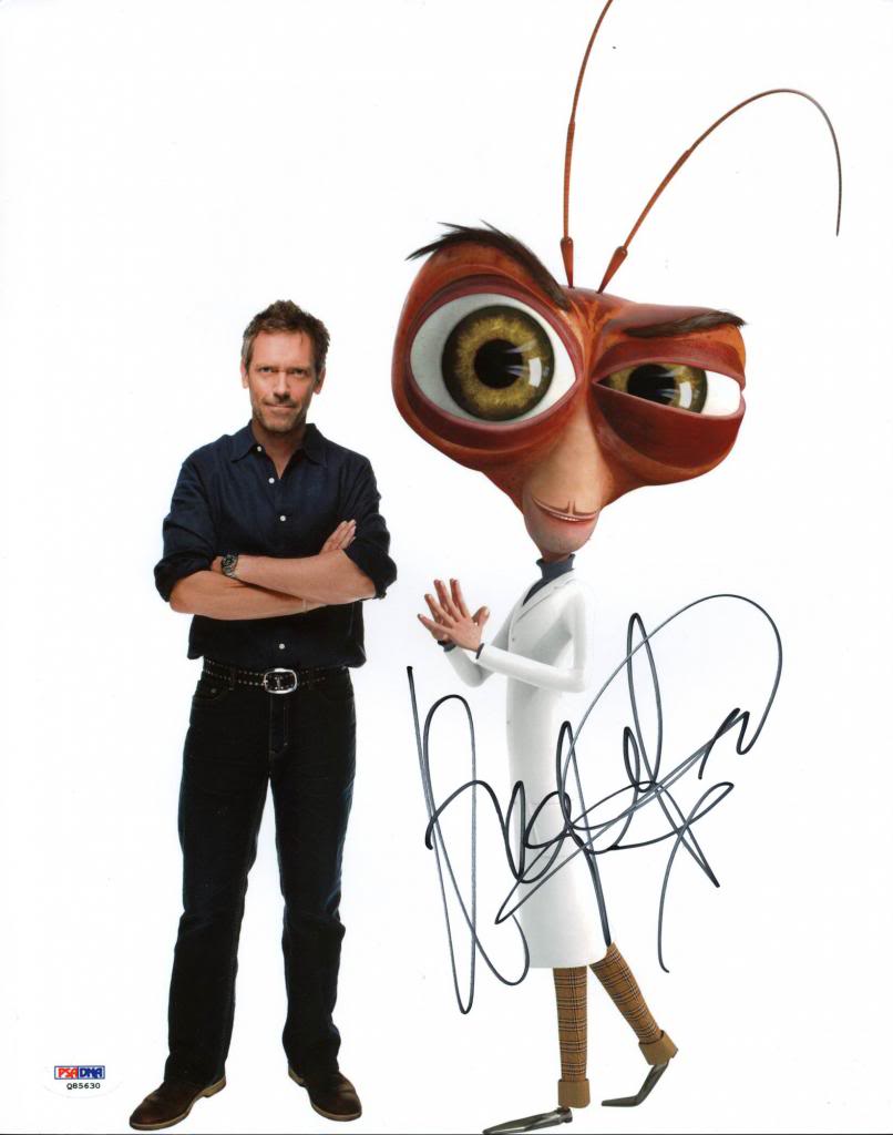 Hugh Laurie Monsters Vs Aliens Signed Authentic 11X14 Photo PSA/DNA #Q85630