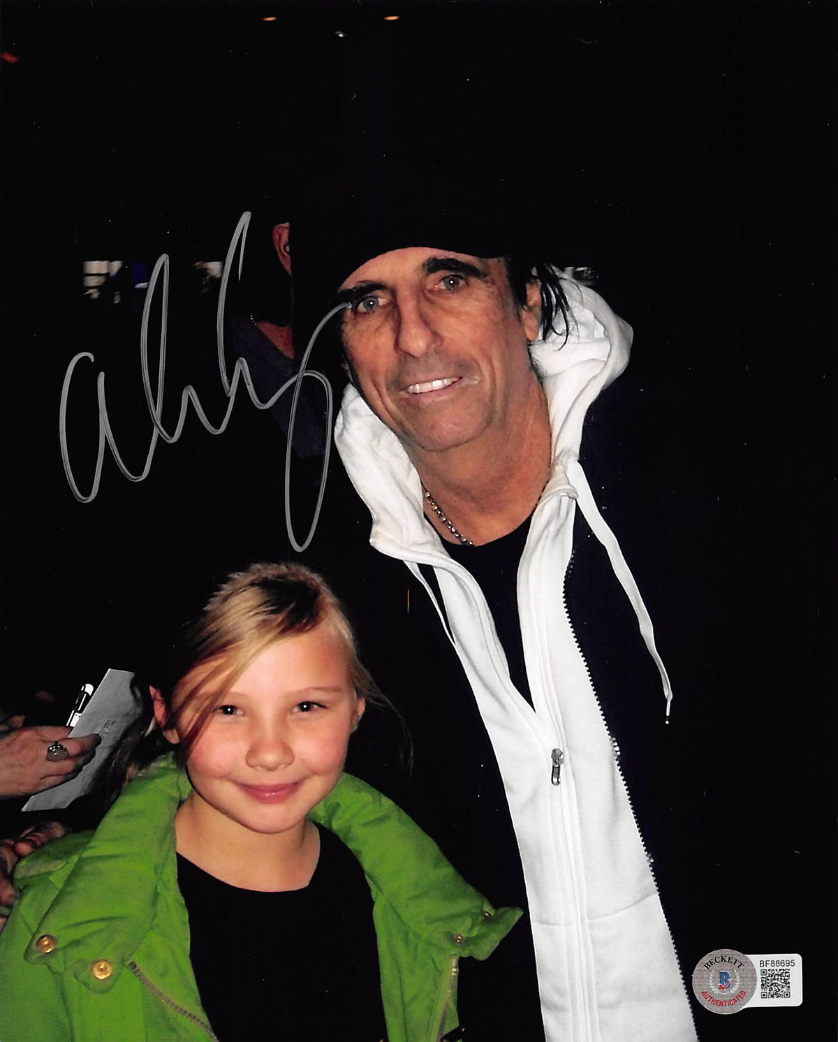 Alice Cooper Authentic Signed 8x10 Photo Autographed BAS #BF88695