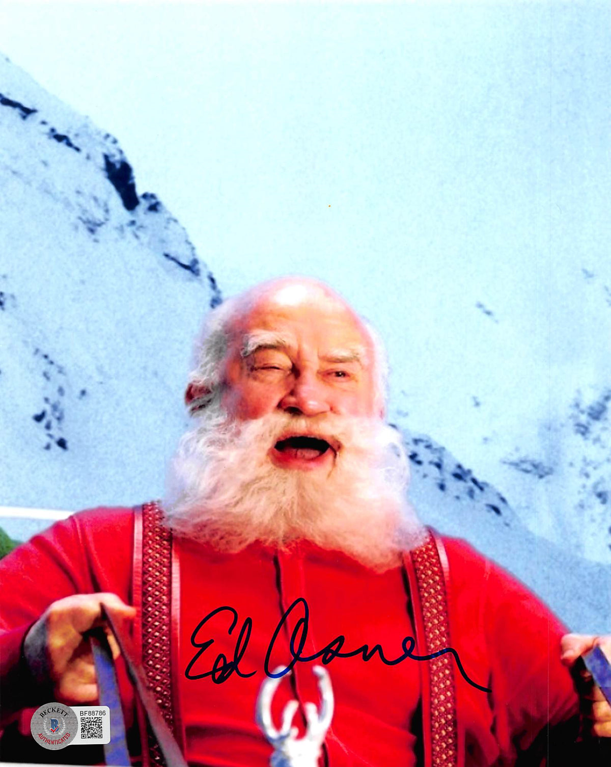 Ed Asner Elf Authentic Signed 8x10 Photo Autographed BAS #BF88786