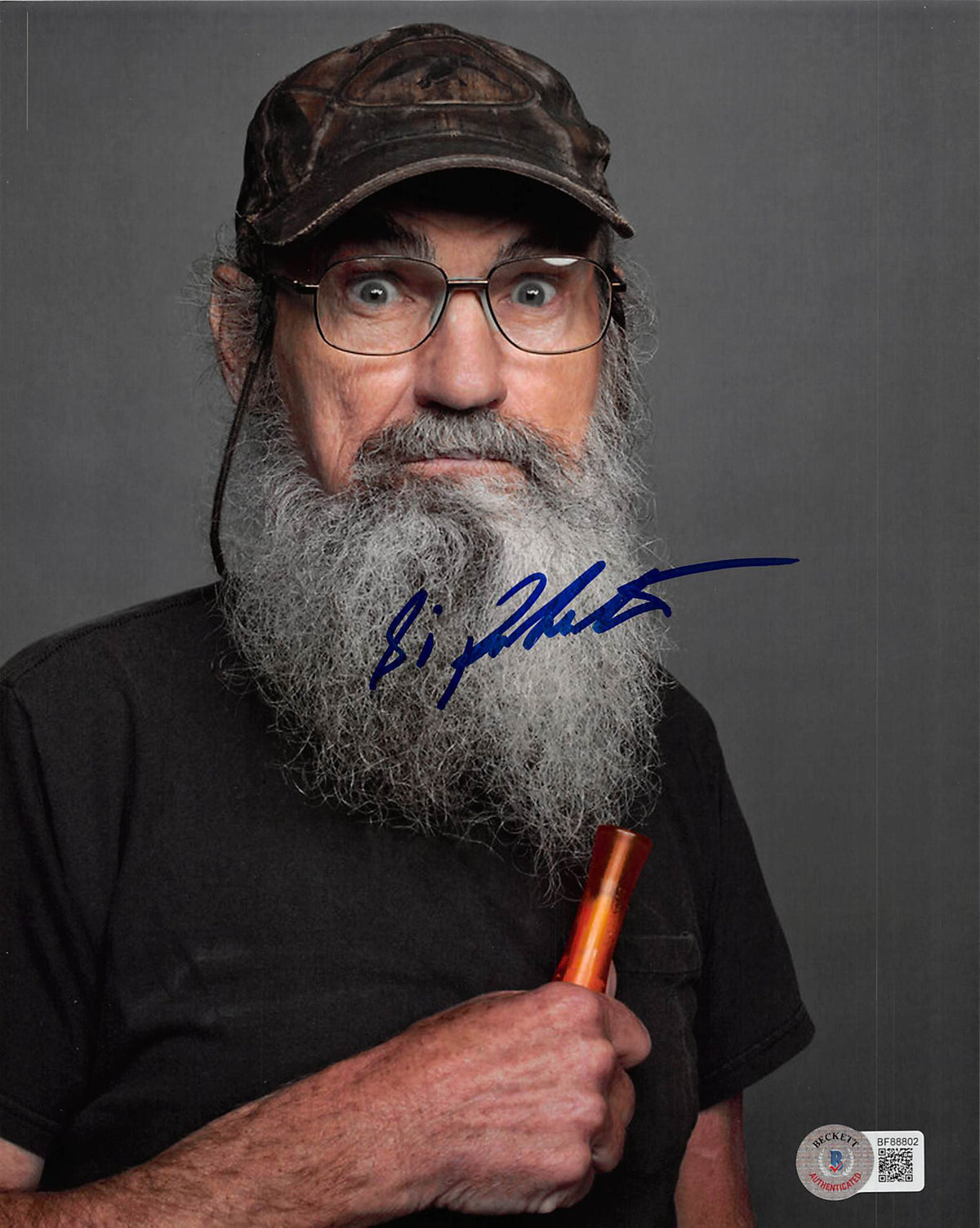 Si Robertson Duck Dynasty Authentic Signed 8x10 Photo Autographed BAS #BF88802