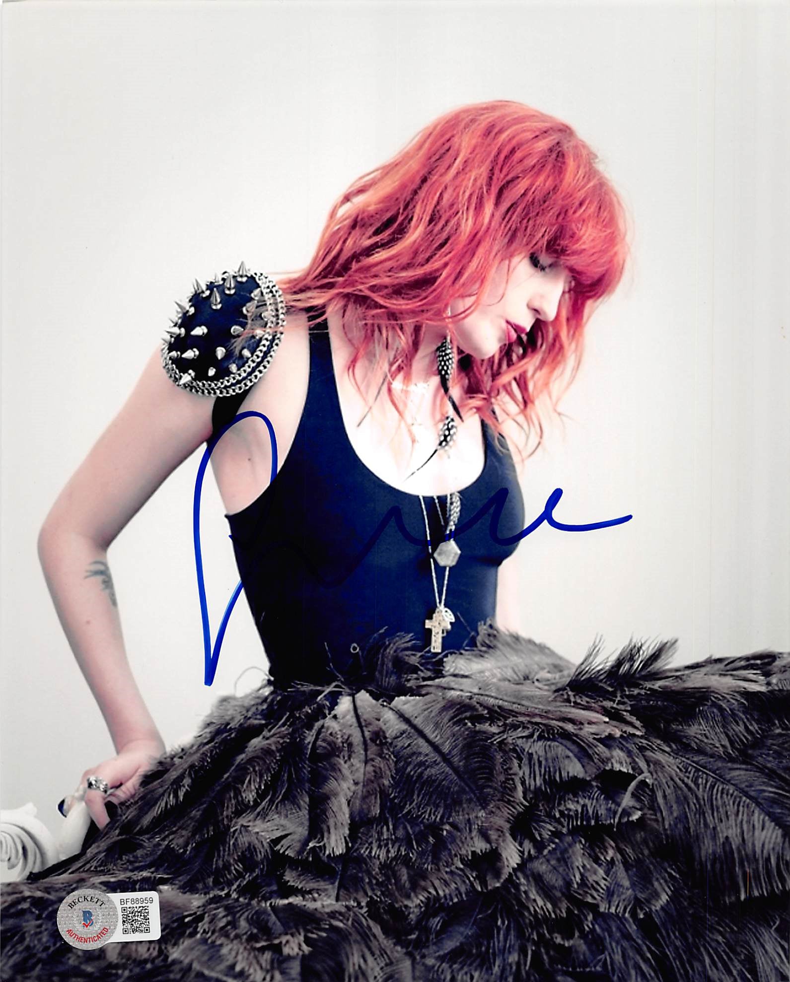 Florence Welch  Florence And The Machine Authentic Signed 8x10 Sexy Photo BAS