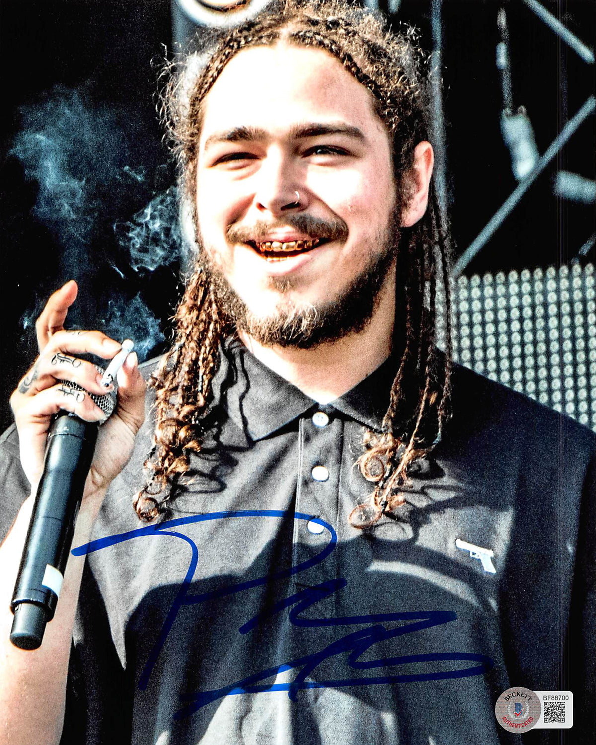 Post Malone Authentic Signed 8x10 Photo Autographed BAS #BF8870