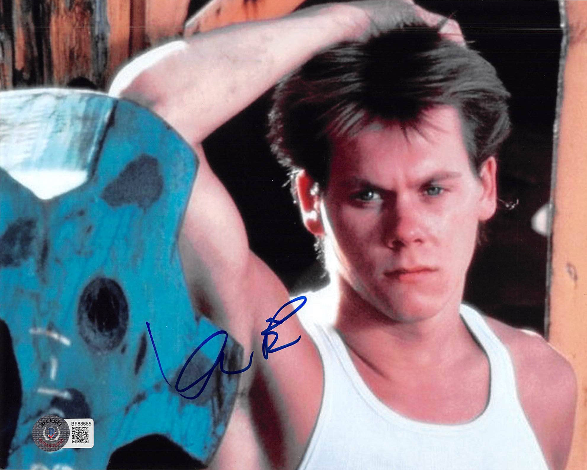 Kevin Bacon Footloose Authentic Signed 8x10 Photo BAS #BF88685