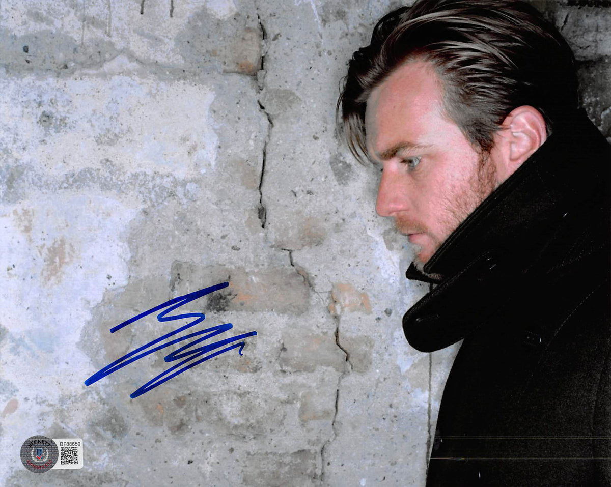Ewan McGregor Star Wars Authentic Signed 8x10 Photo Autographed BAS #BF88650