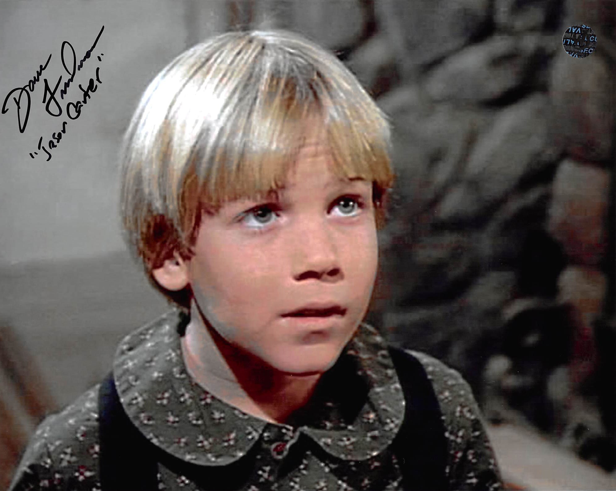 David Friedman Little House on the Prairie Jason Carter Signed 8x10 Photo WWA 2