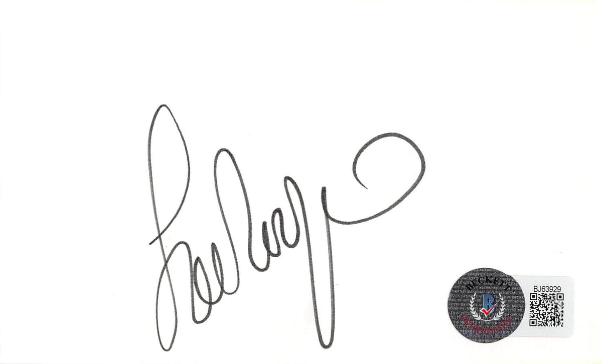 Lou Ferrigno The Incredible Hulk Authentic Signed 3x5 Index Card BAS #BJ63929