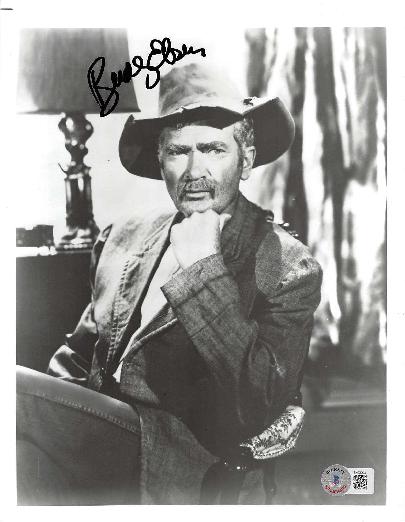 Buddy Ebsen The Beverly Hillbillies Authentic Signed 8x10 Photo BAS #BK03993