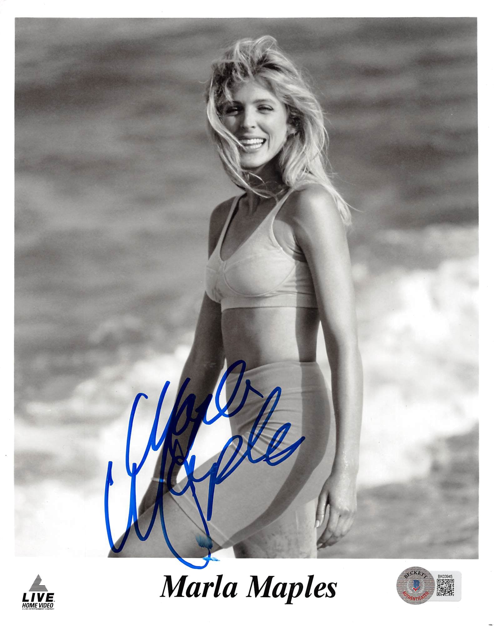 Marla Maples Executive Decision Authentic Signed 8x10 Photo BAS #BK03945