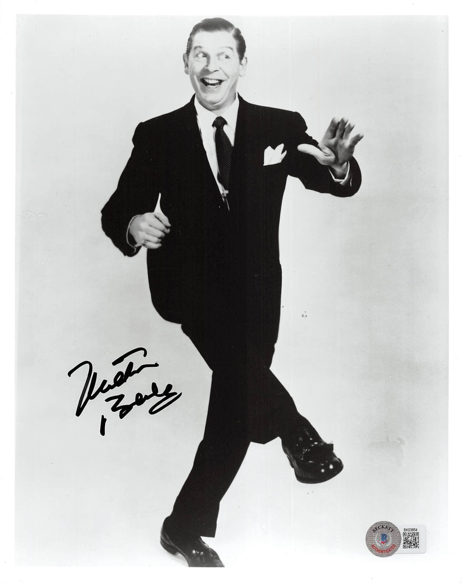 Milton Berle Texaco Star Theater Authentic Signed 8x10 Photo BAS #BK03854