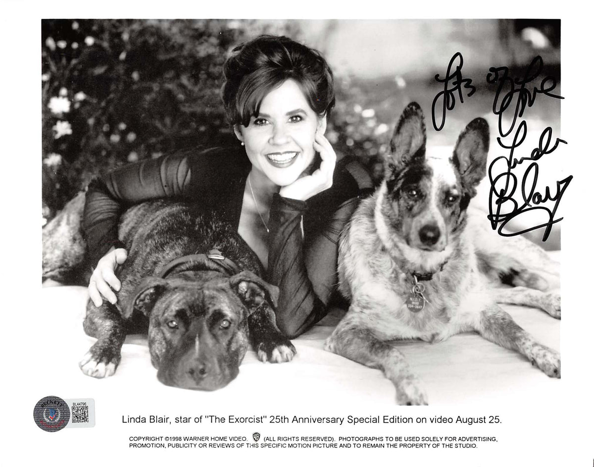 Linda Blair The Exorcist "Lots Of Love" Authentic Signed 8x10 Photo BAS #BL44796